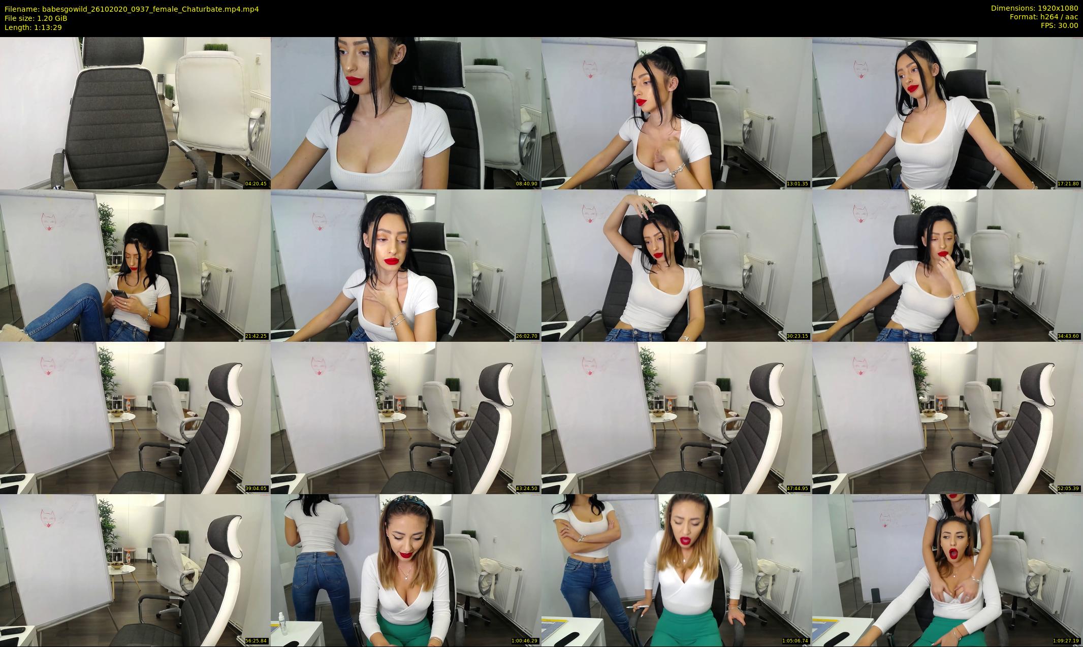 babesgowild — 74 minute Chaturbate couple cam show recording, 1080p, Oct 26, 2020