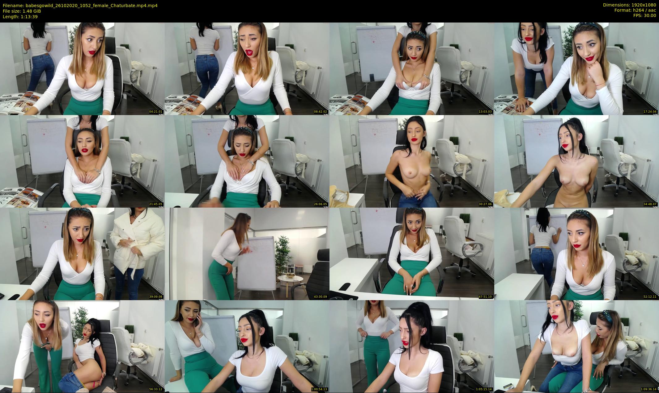 babesgowild — 74 minute Chaturbate couple cam show recording, 1080p, Oct 26, 2020