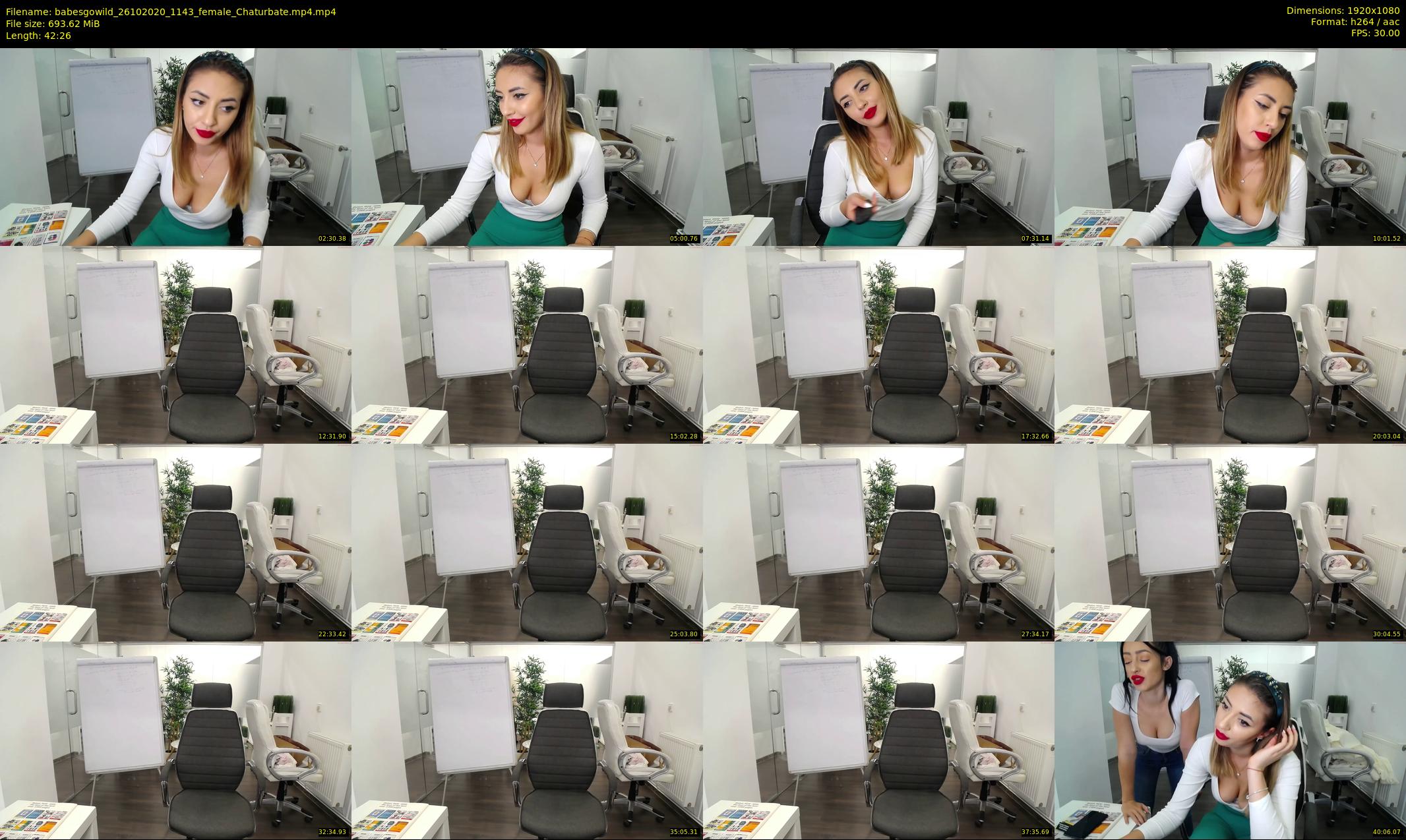 babesgowild — 43 minute Chaturbate couple cam show recording, 1080p, Oct 26, 2020