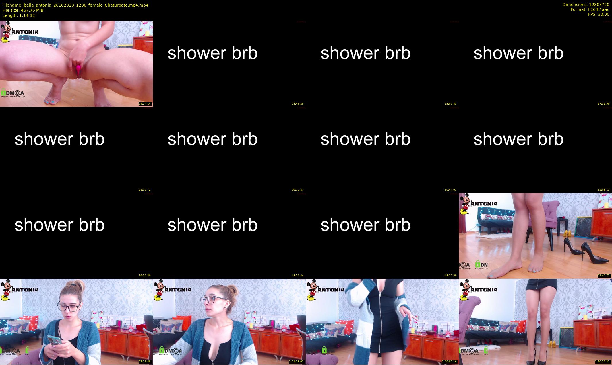 bella_antonia — 75 minute Chaturbate female cam show recording, 720p, Oct 26, 2020