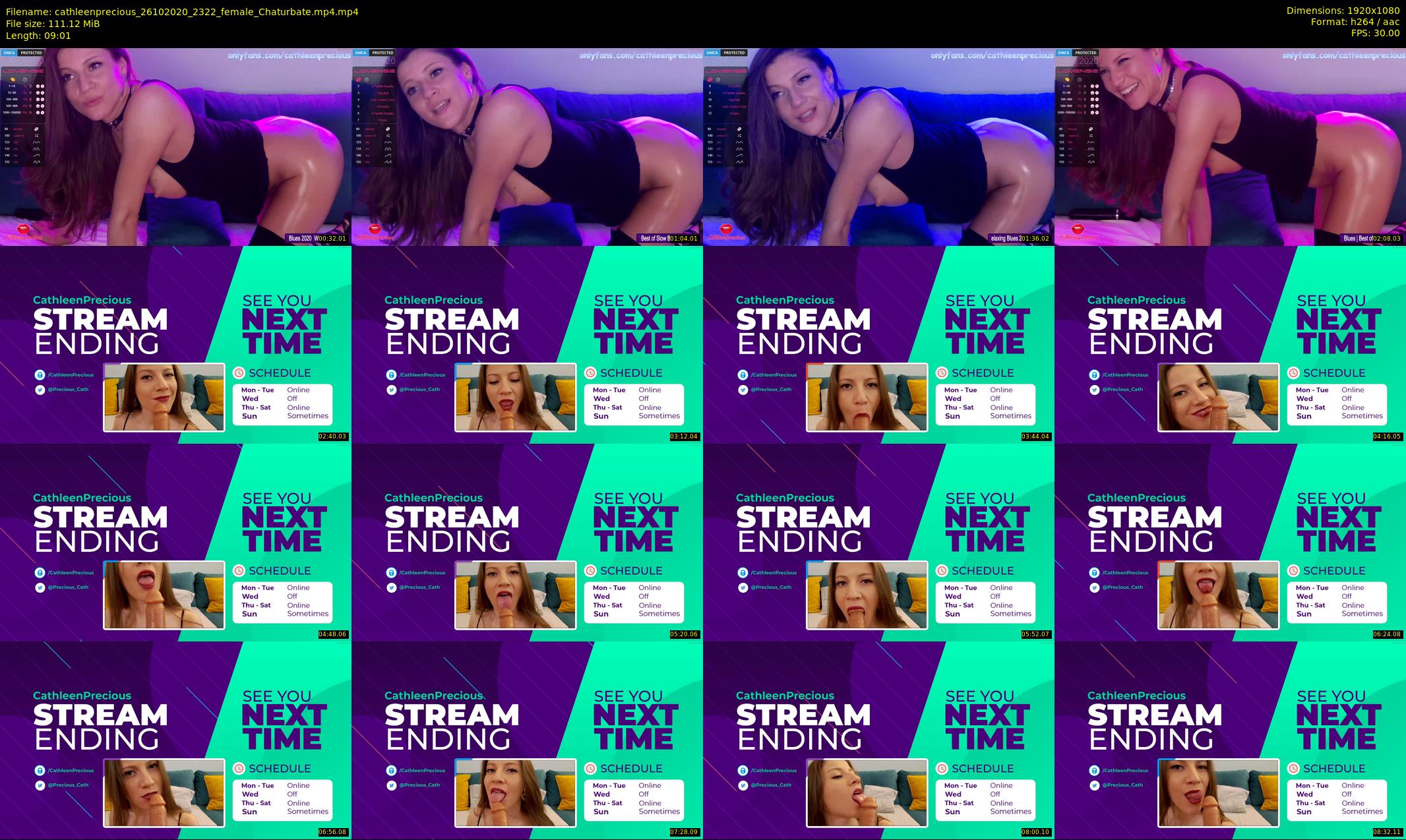 cathleenprecious — 10 minute Chaturbate female cam show recording, 1080p, Oct 26, 2020