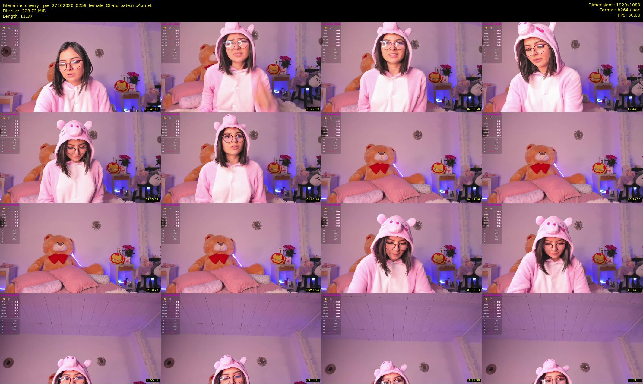 cherry__pie — 12 minute Chaturbate female cam show recording, 1080p, Oct 27, 2020