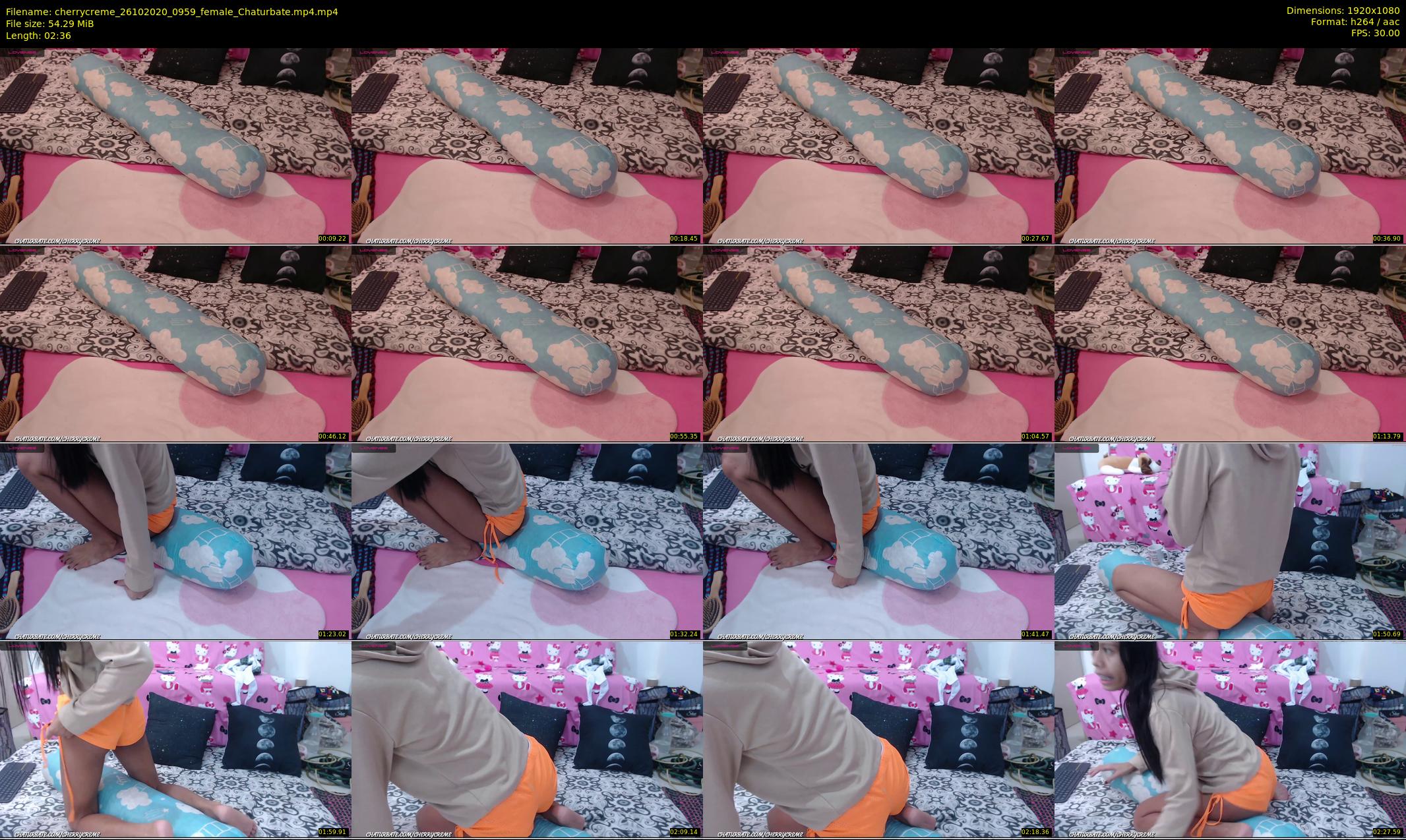 cherrycreme — 3 minute Chaturbate female cam show recording, 1080p, Oct 26, 2020