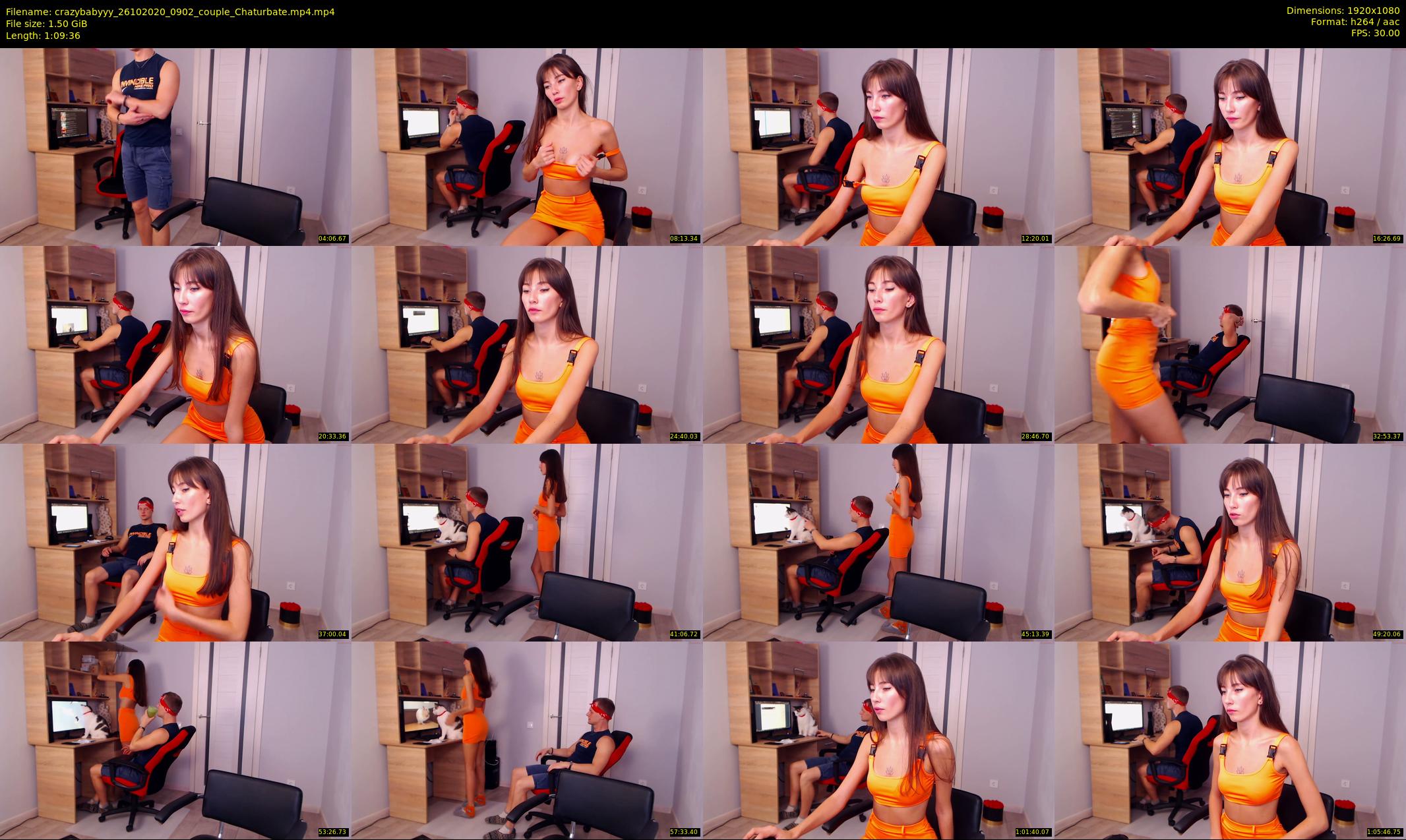 crazybabyyy — 70 minute Chaturbate couple cam show recording, 1080p, Oct 26, 2020