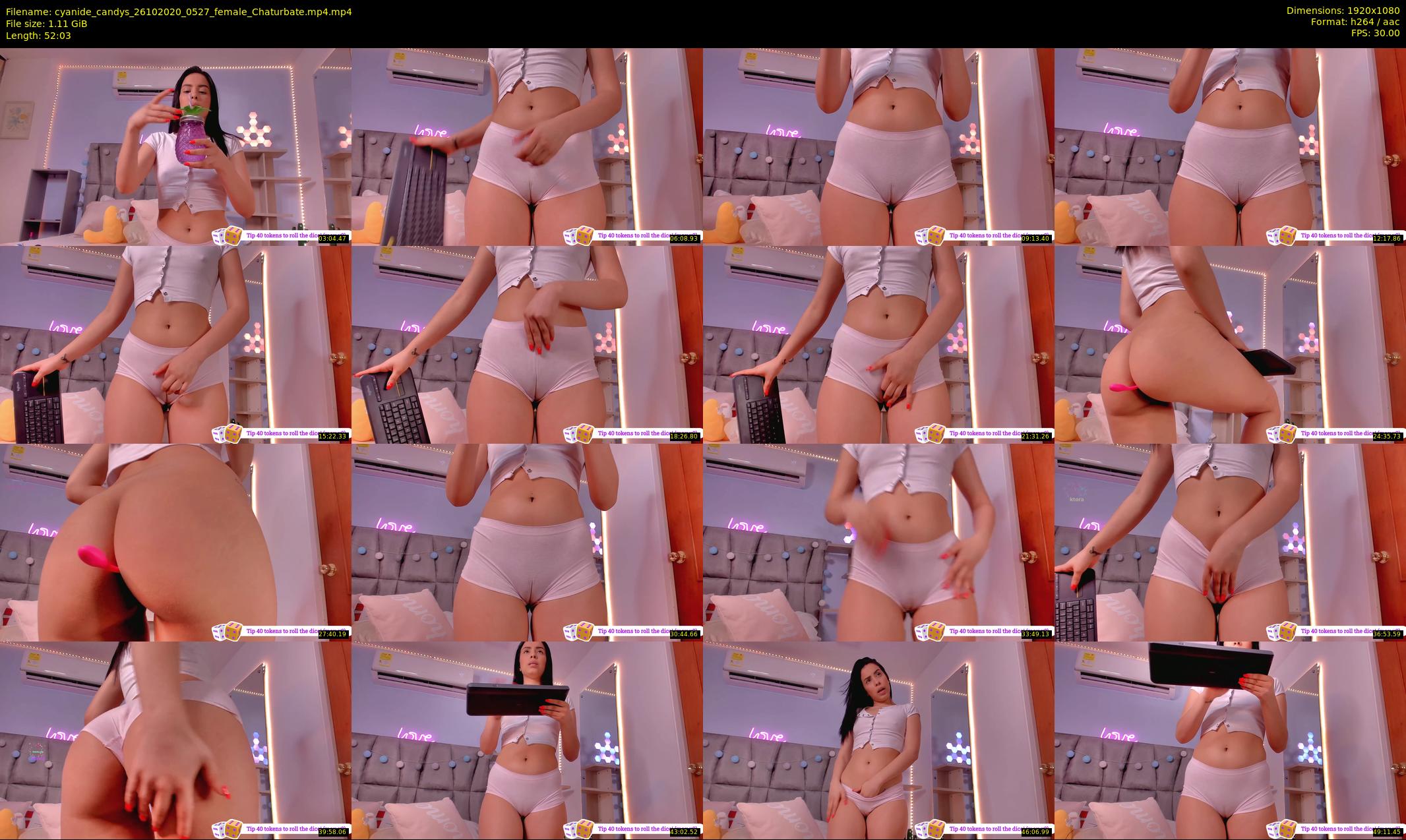 cyanide_candys — 53 minute Chaturbate female cam show recording, 1080p, Oct 26, 2020