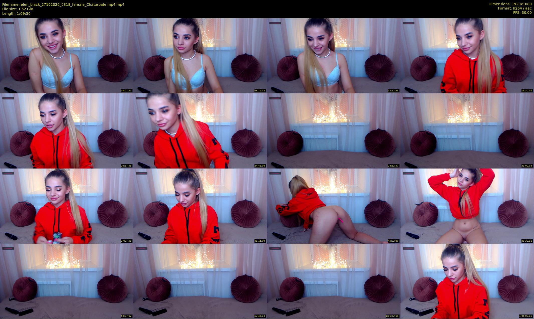 elen_black — 70 minute Chaturbate female cam show recording, 1080p, Oct 27, 2020
