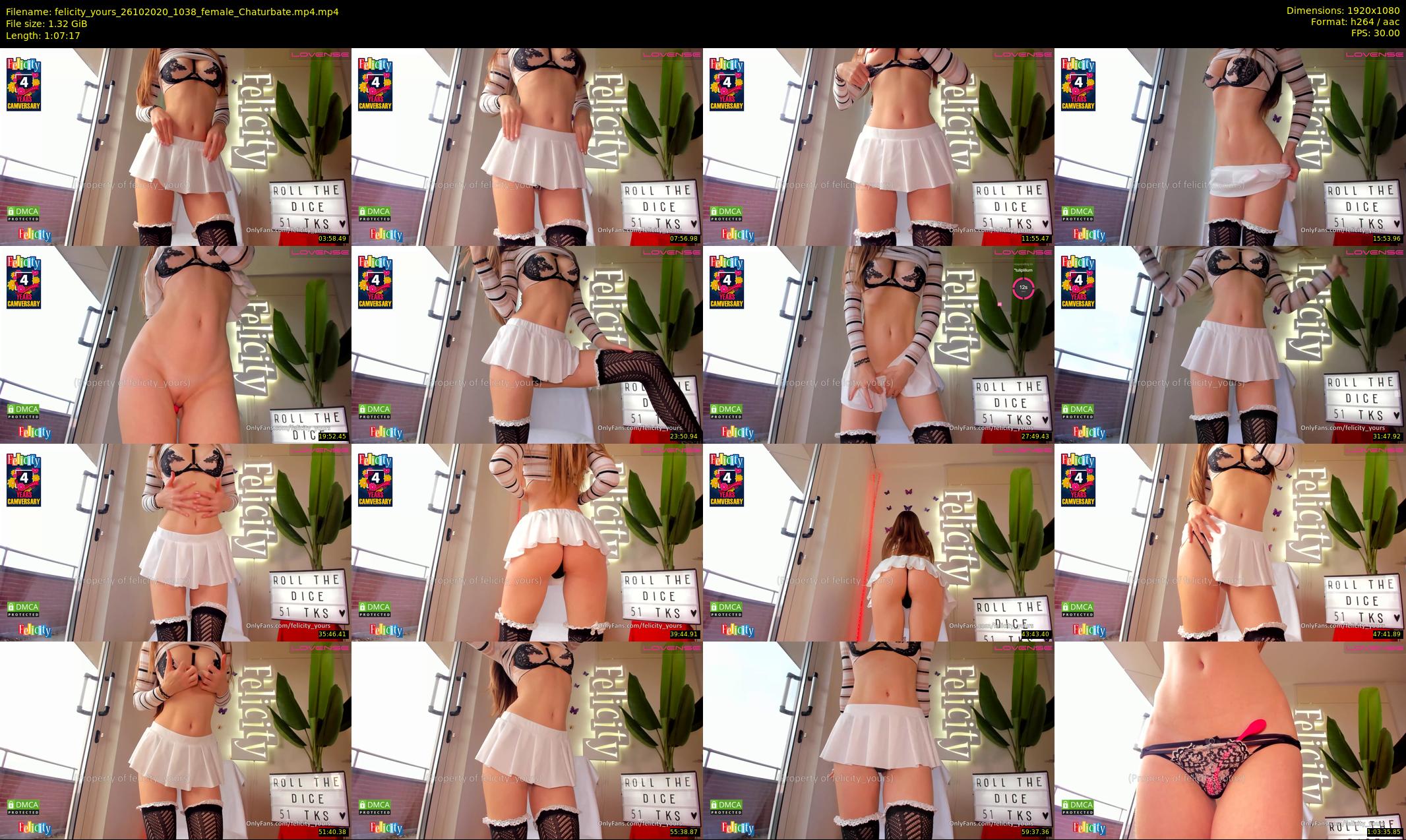 felicity_yours — 68 minute Chaturbate female cam show recording, 1080p, Oct 26, 2020