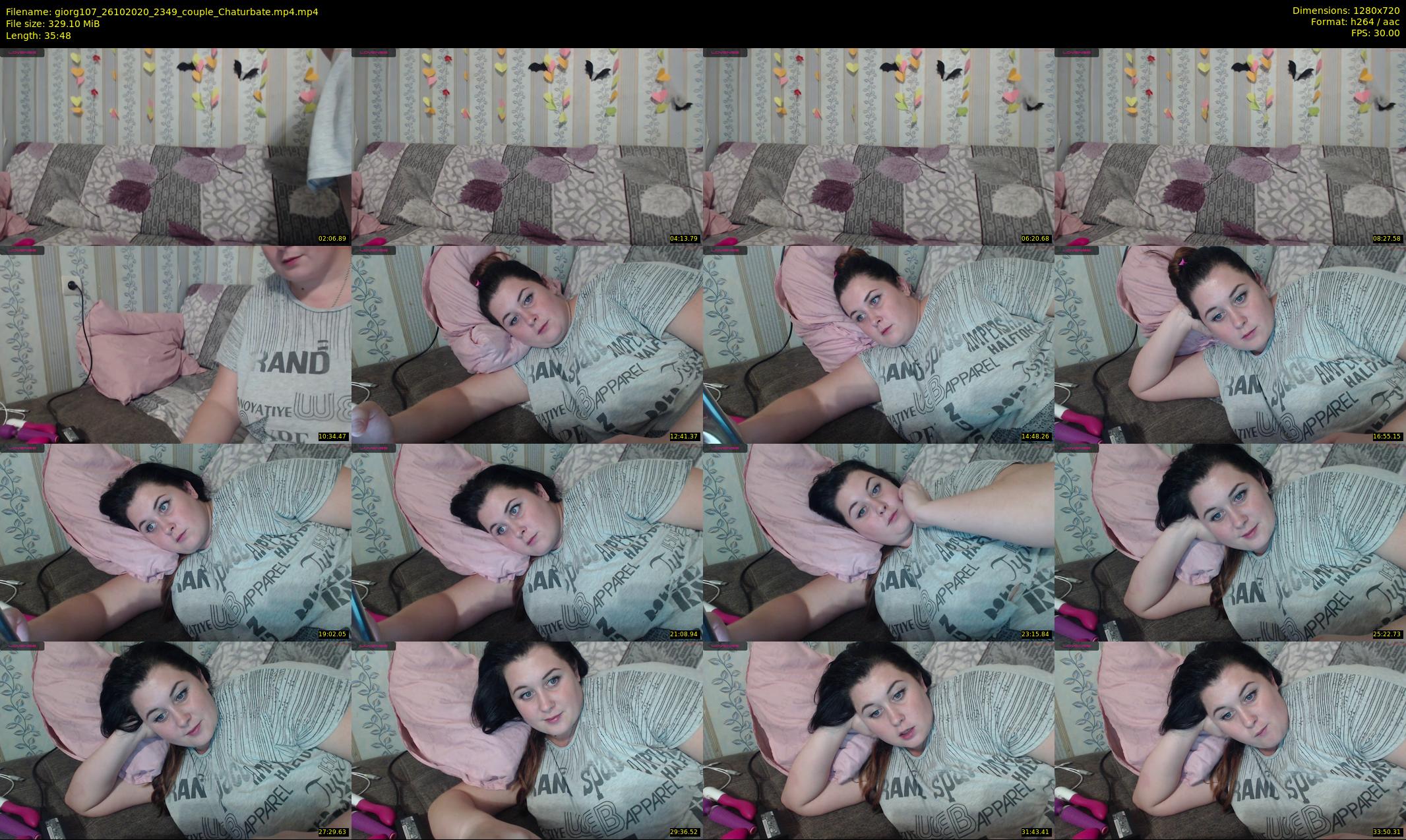 giorg107 — 36 minute Chaturbate couple cam show recording, 720p, Oct 26, 2020