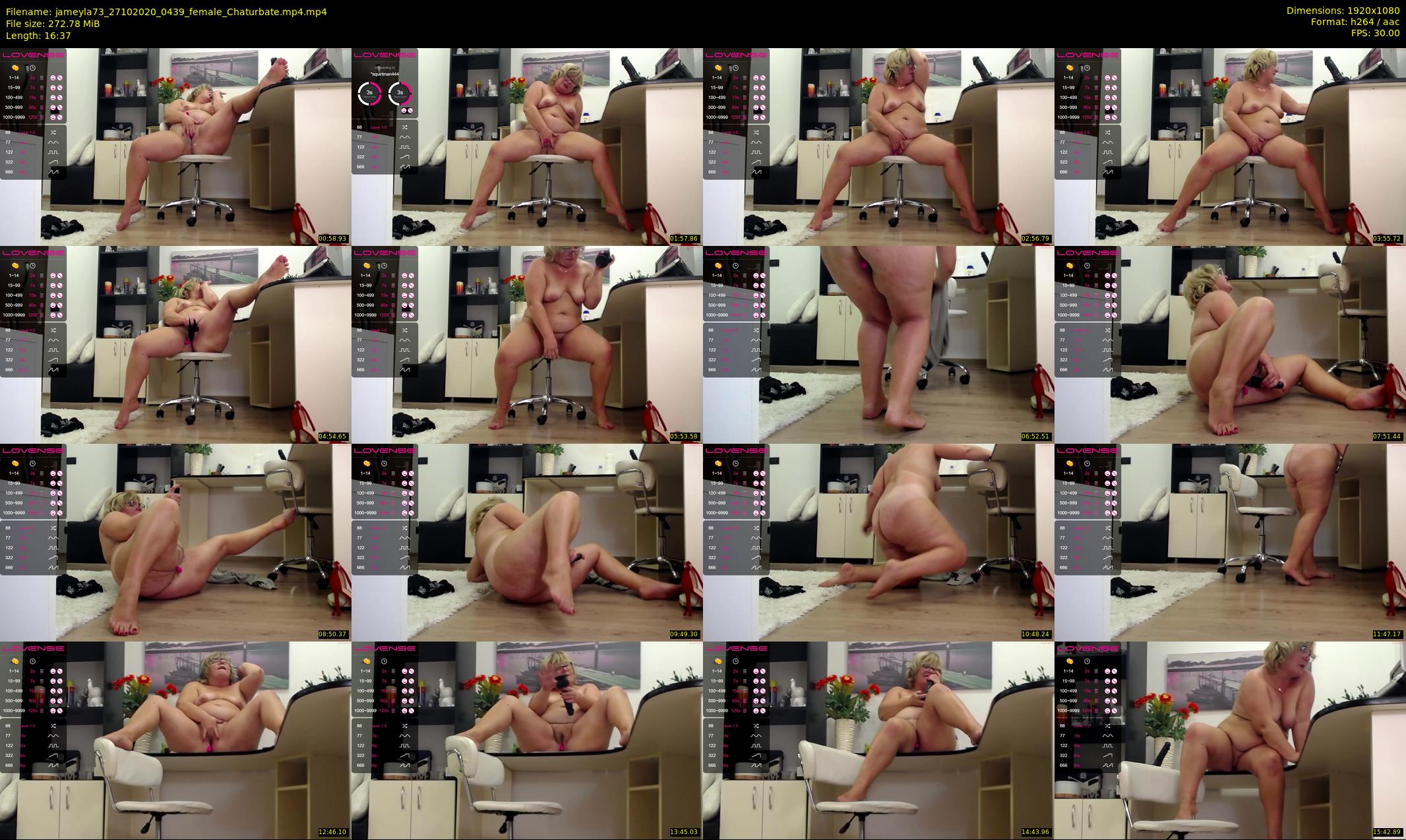 jameyla73 — 17 minute Chaturbate female cam show recording, 1080p, Oct 27, 2020