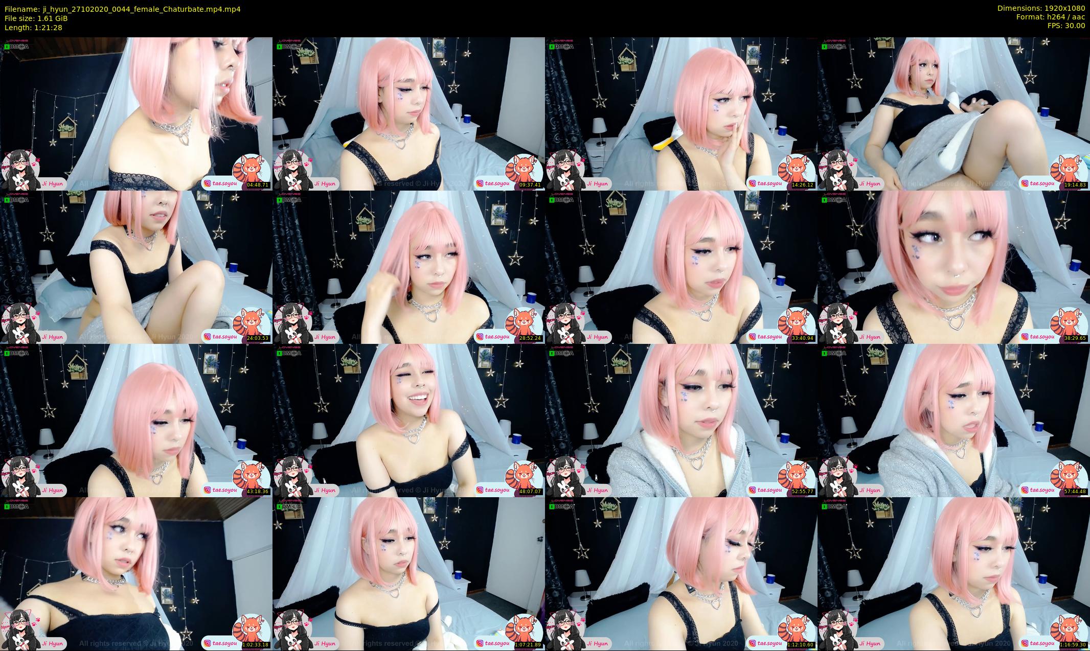 ji_hyun — 82 minute Chaturbate female cam show recording, 1080p, Oct 27, 2020