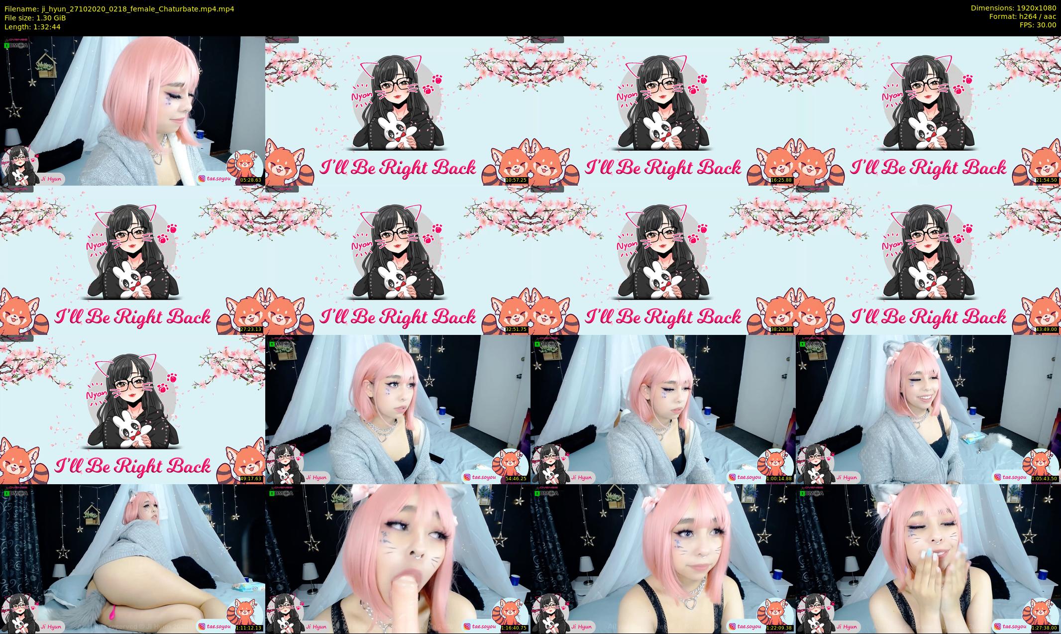 ji_hyun — 93 minute Chaturbate female cam show recording, 1080p, Oct 27, 2020