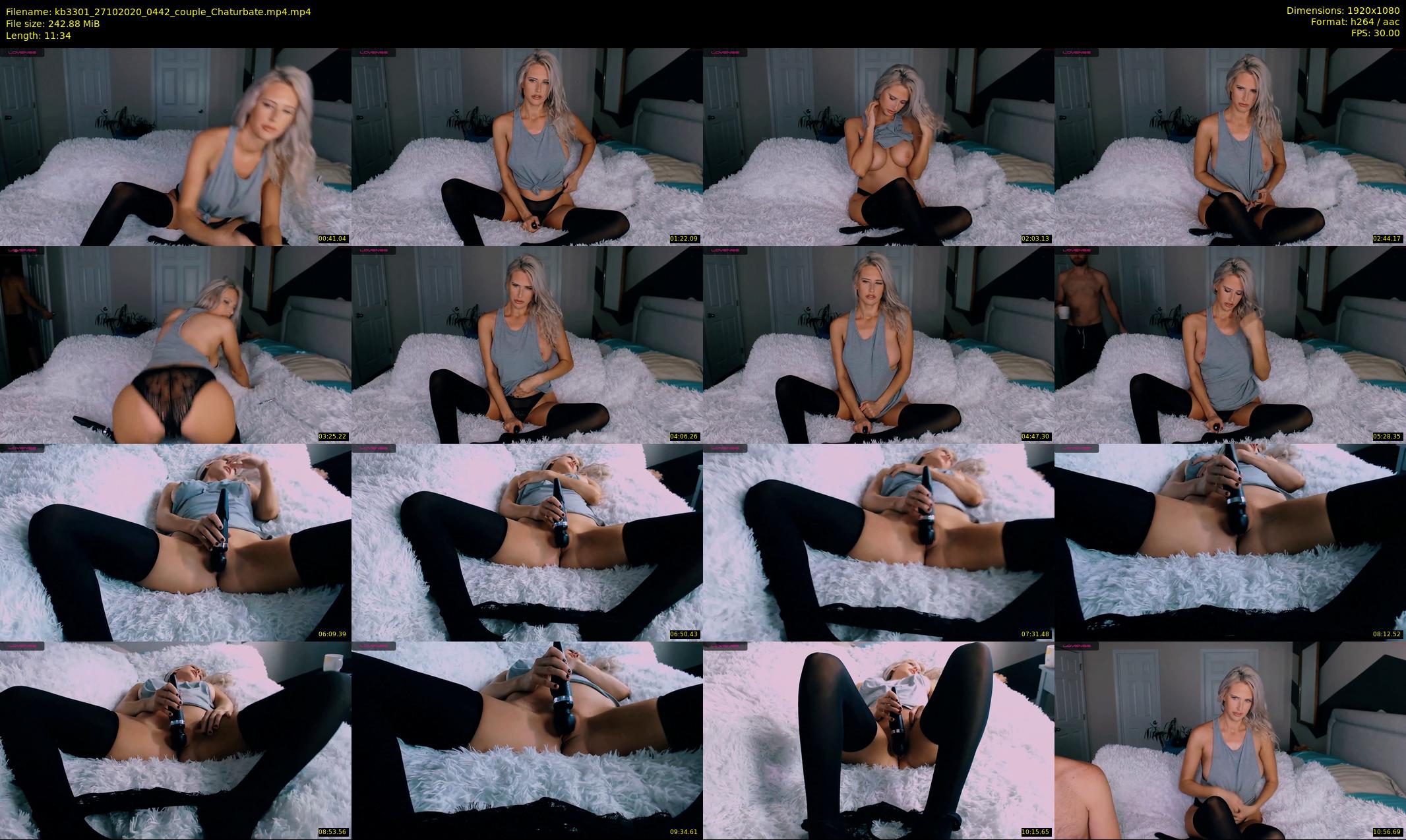 kb3301 — 12 minute Chaturbate couple cam show recording, 1080p, Oct 27, 2020
