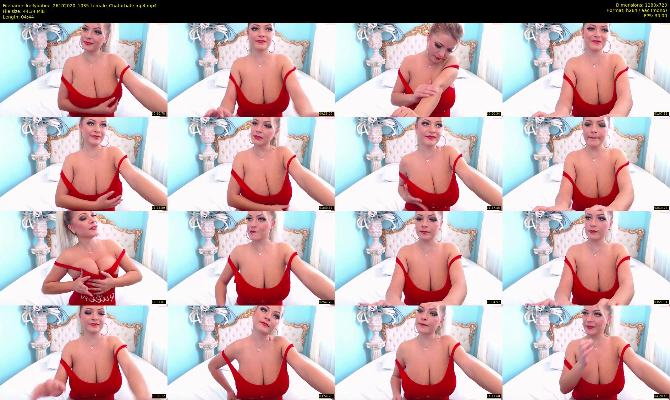 kellybabee — 5 minute Chaturbate female cam show recording, 720p, Oct 26, 2020