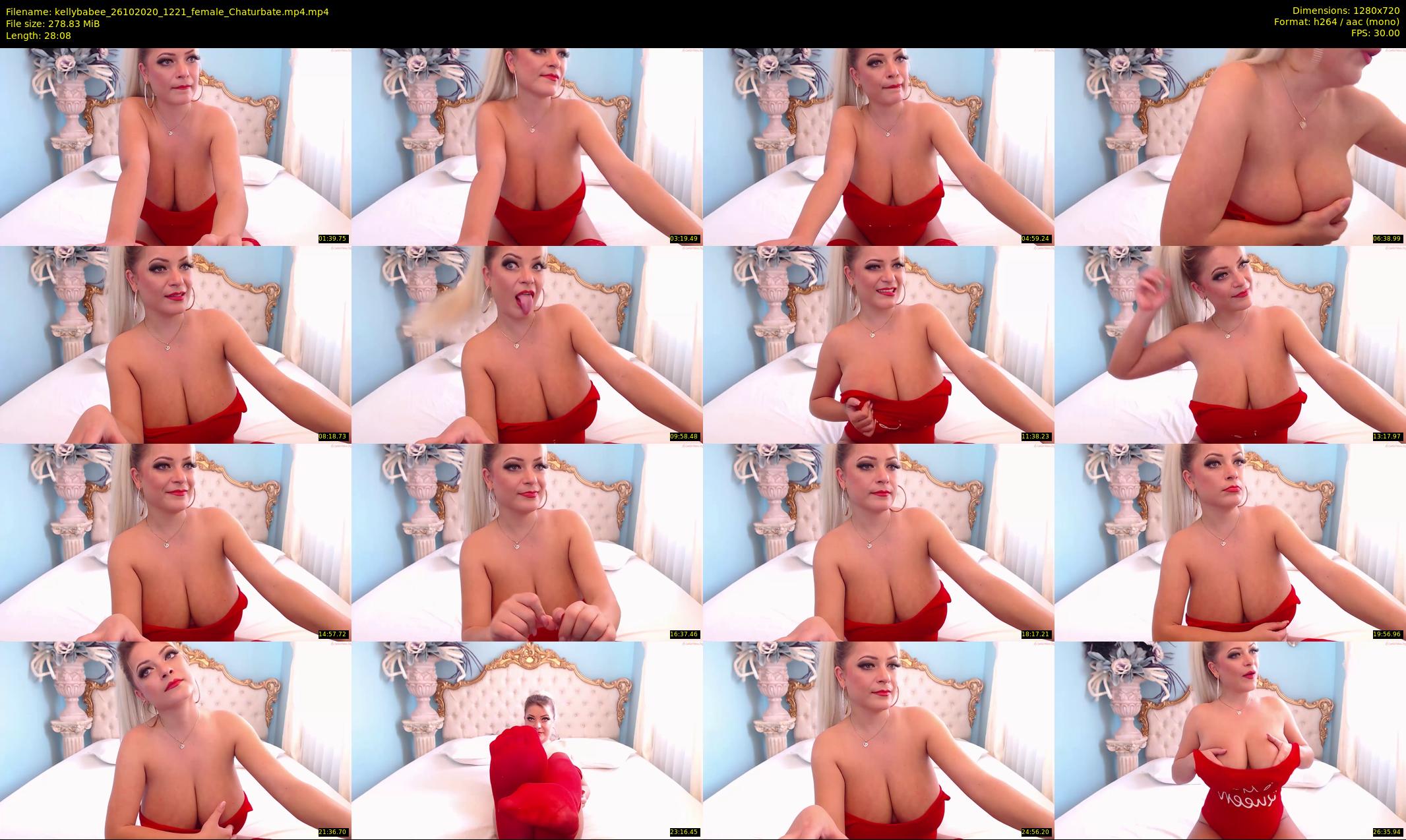 kellybabee — 29 minute Chaturbate female cam show recording, 720p, Oct 26, 2020