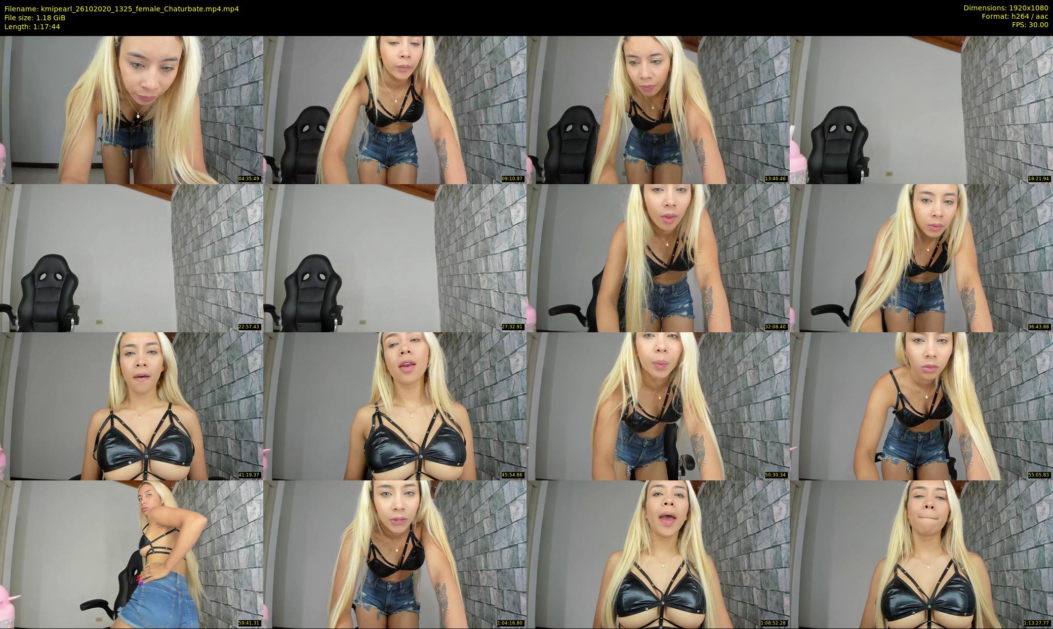 kmipearl — 78 minute Chaturbate female cam show recording, 1080p, Oct 26, 2020