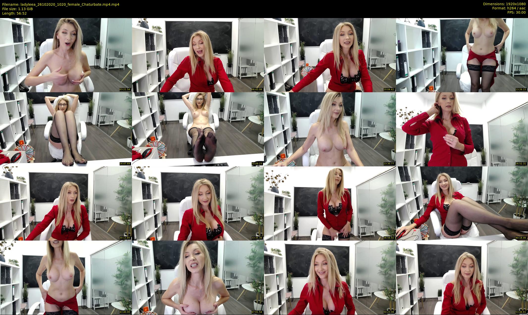ladyleea — 57 minute Chaturbate female cam show recording, 1080p, Oct 26, 2020