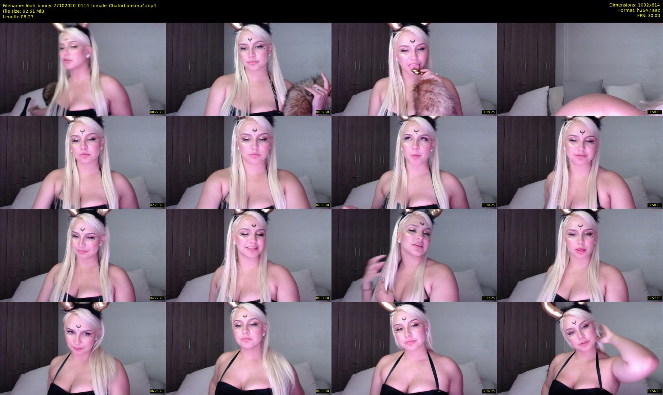 leah_bunny — 9 minute Chaturbate female cam show recording, 480p, Oct 27, 2020