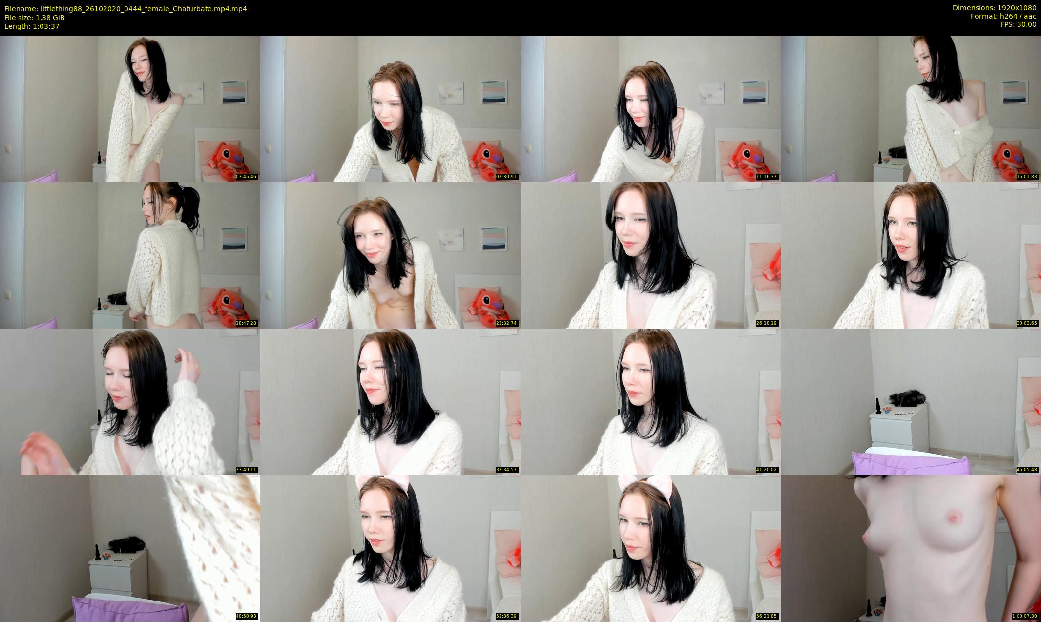 littlething88 — 64 minute Chaturbate female cam show recording, 1080p, Oct 26, 2020