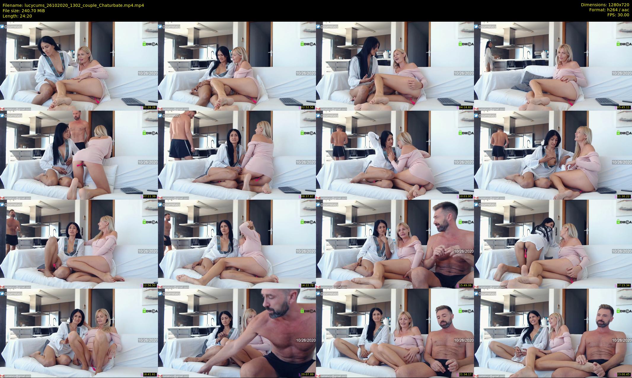 lucycums — 25 minute Chaturbate couple cam show recording, 720p, Oct 26, 2020