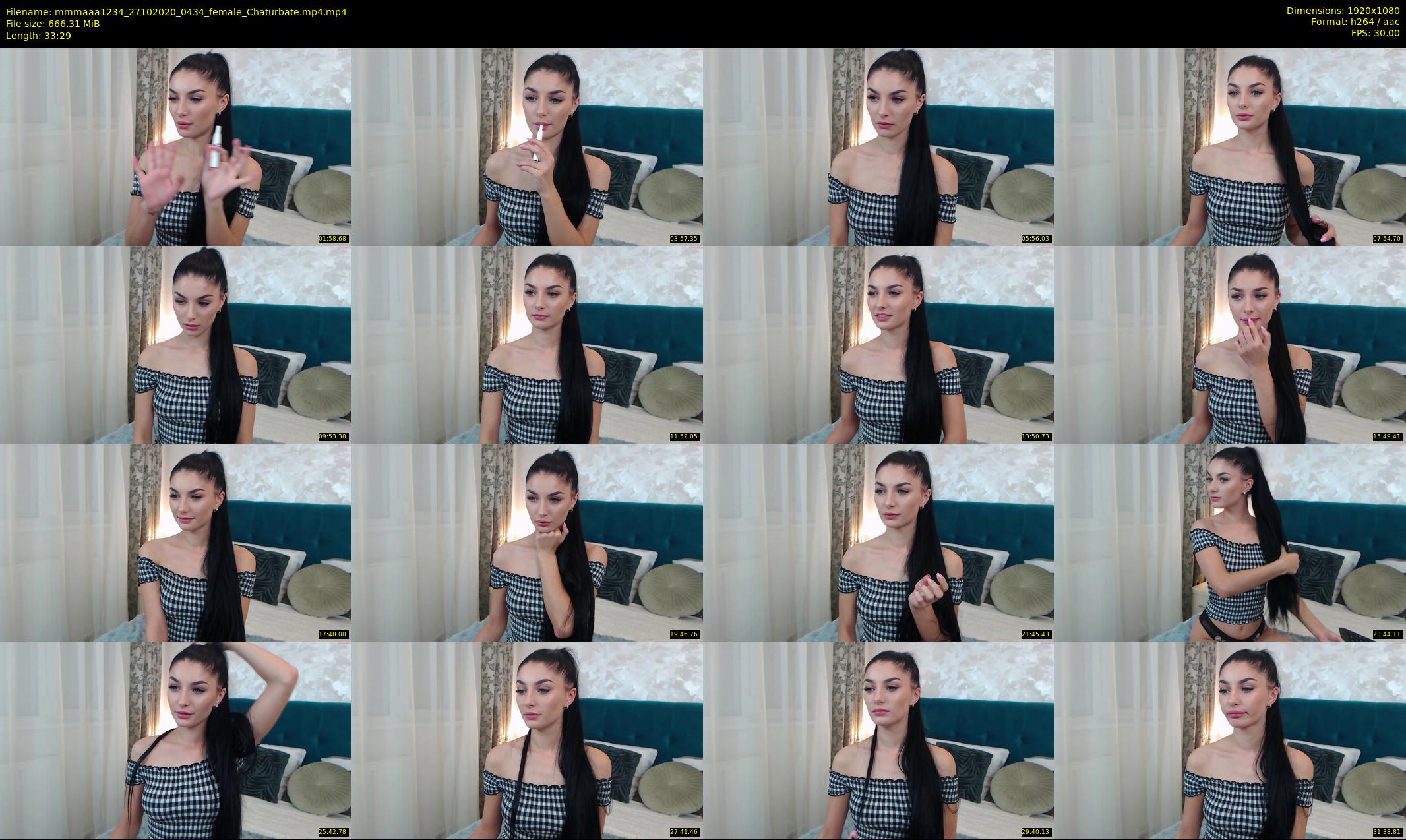 mmmaaa1234 — 34 minute Chaturbate female cam show recording, 1080p, Oct 27, 2020