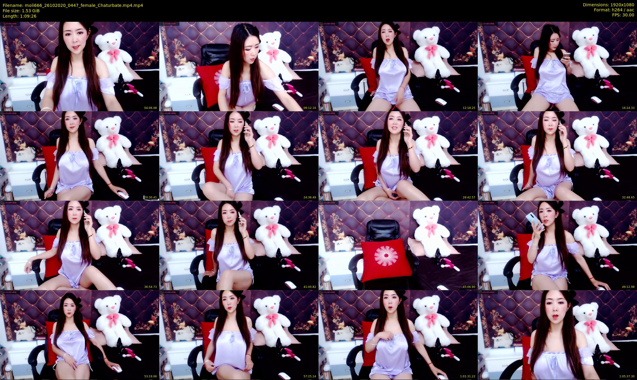moli666 — 70 minute Chaturbate female cam show recording, 1080p, Oct 26, 2020