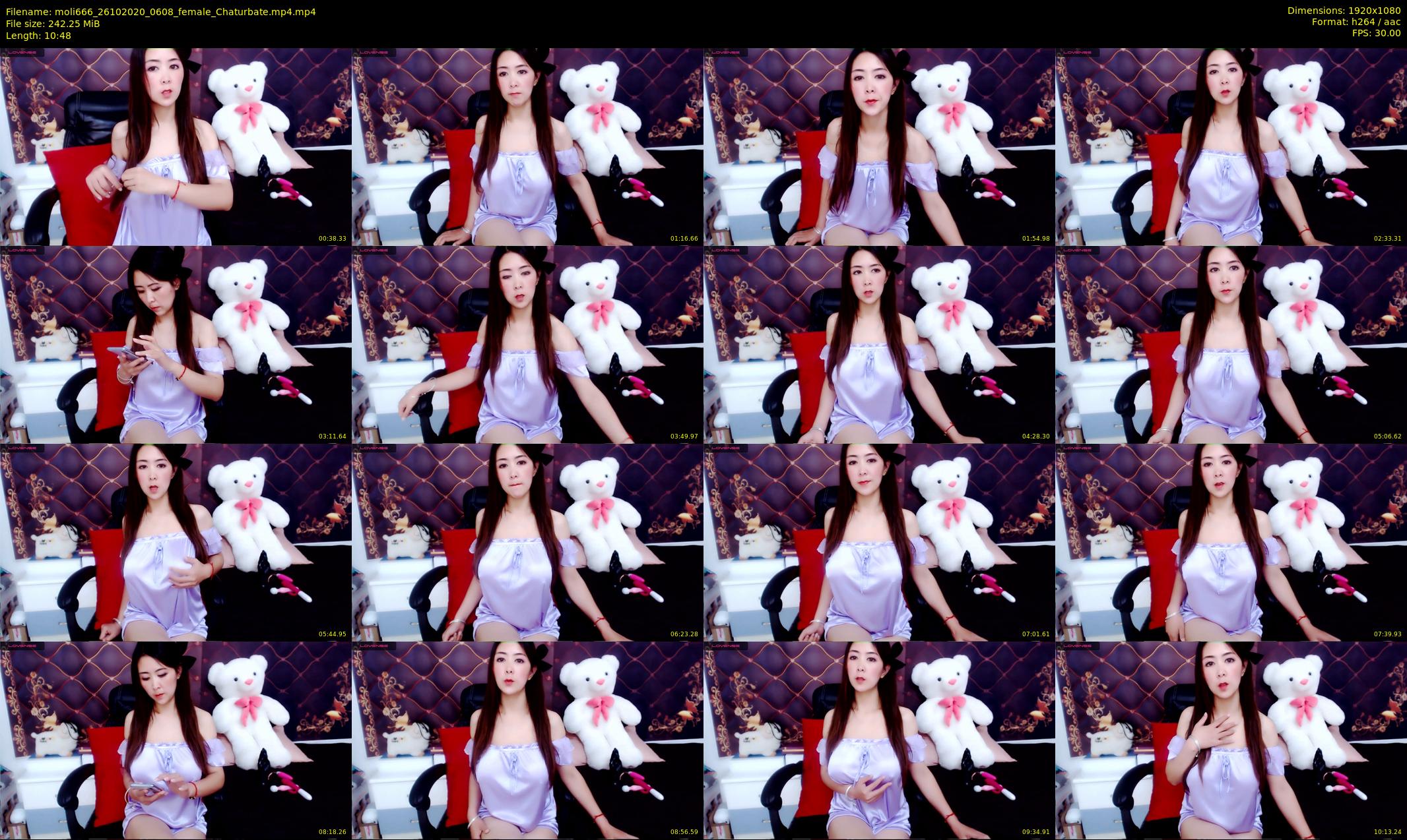 moli666 — 11 minute Chaturbate female cam show recording, 1080p, Oct 26, 2020