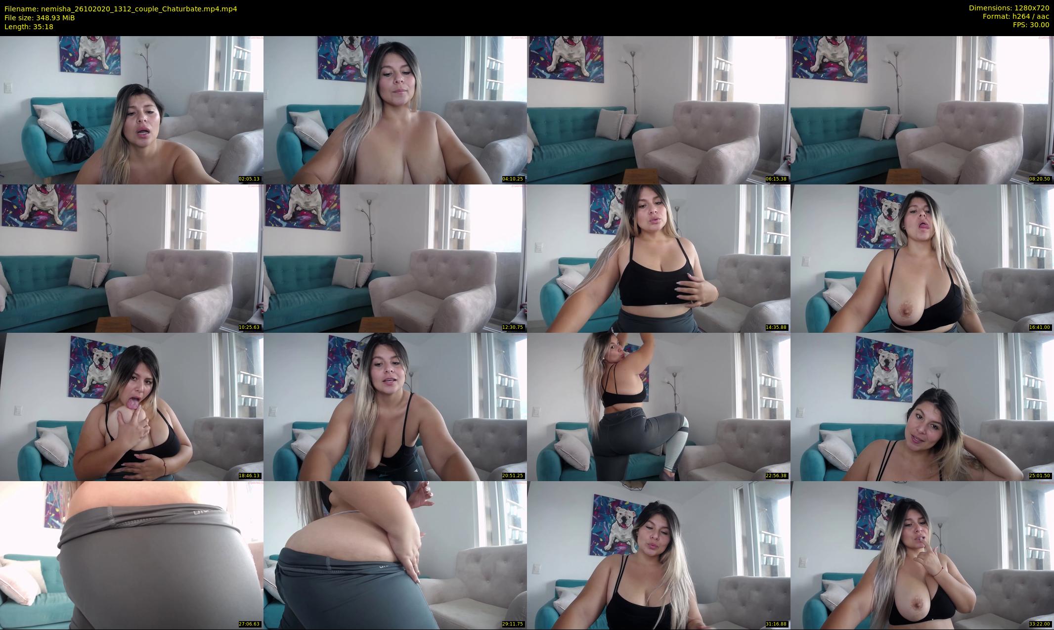 nemisha — 36 minute Chaturbate female cam show recording, 720p, Oct 26, 2020