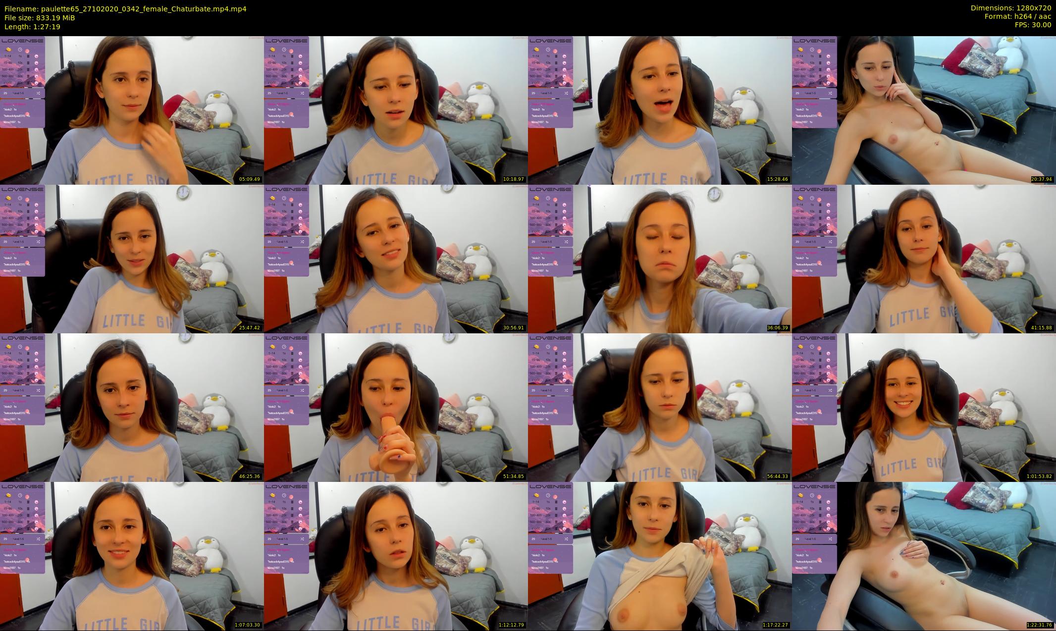 paulette65 — 88 minute Chaturbate female cam show recording, 720p, Oct 27, 2020