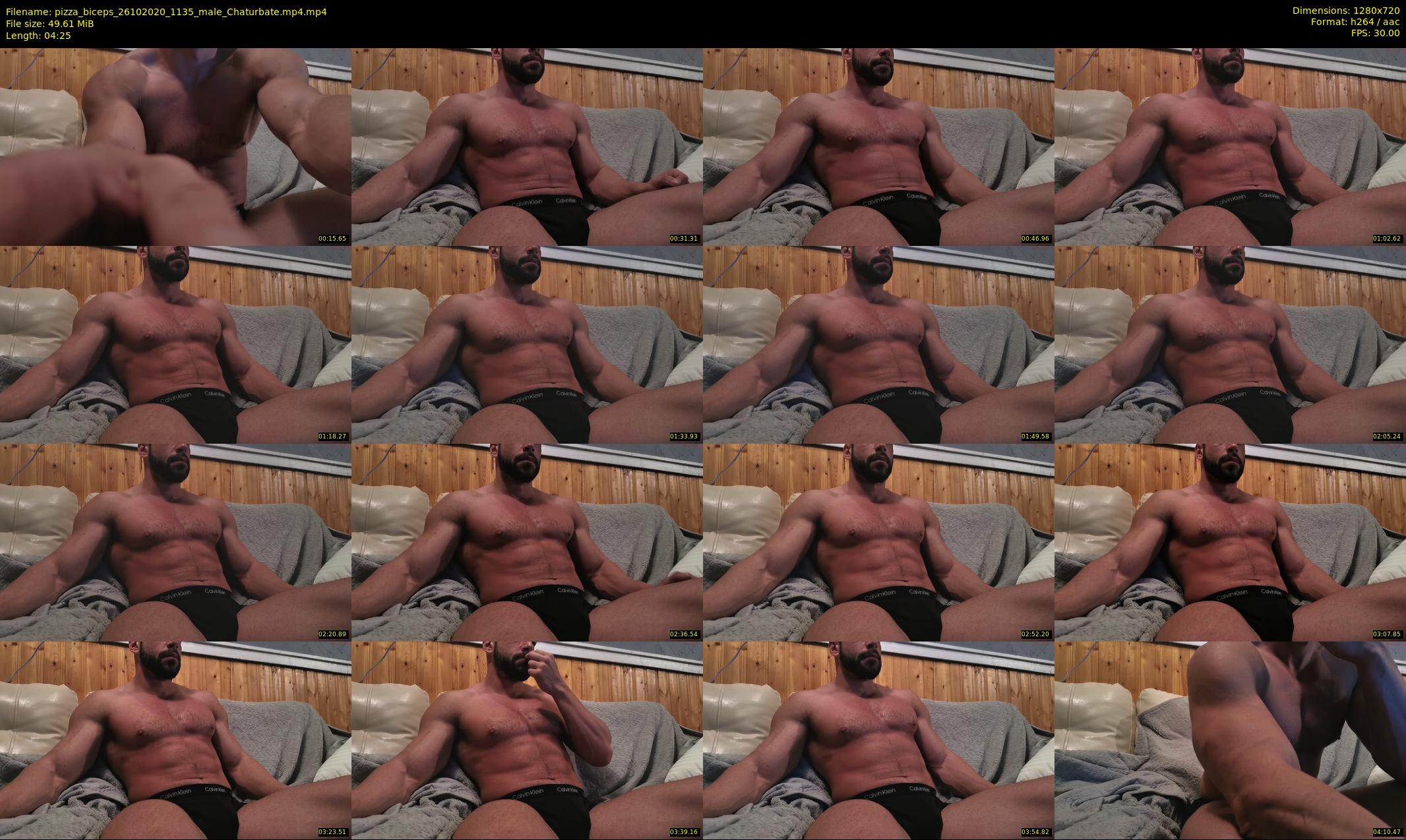 pizza_biceps — 5 minute Chaturbate male cam show recording, 720p, Oct 26, 2020