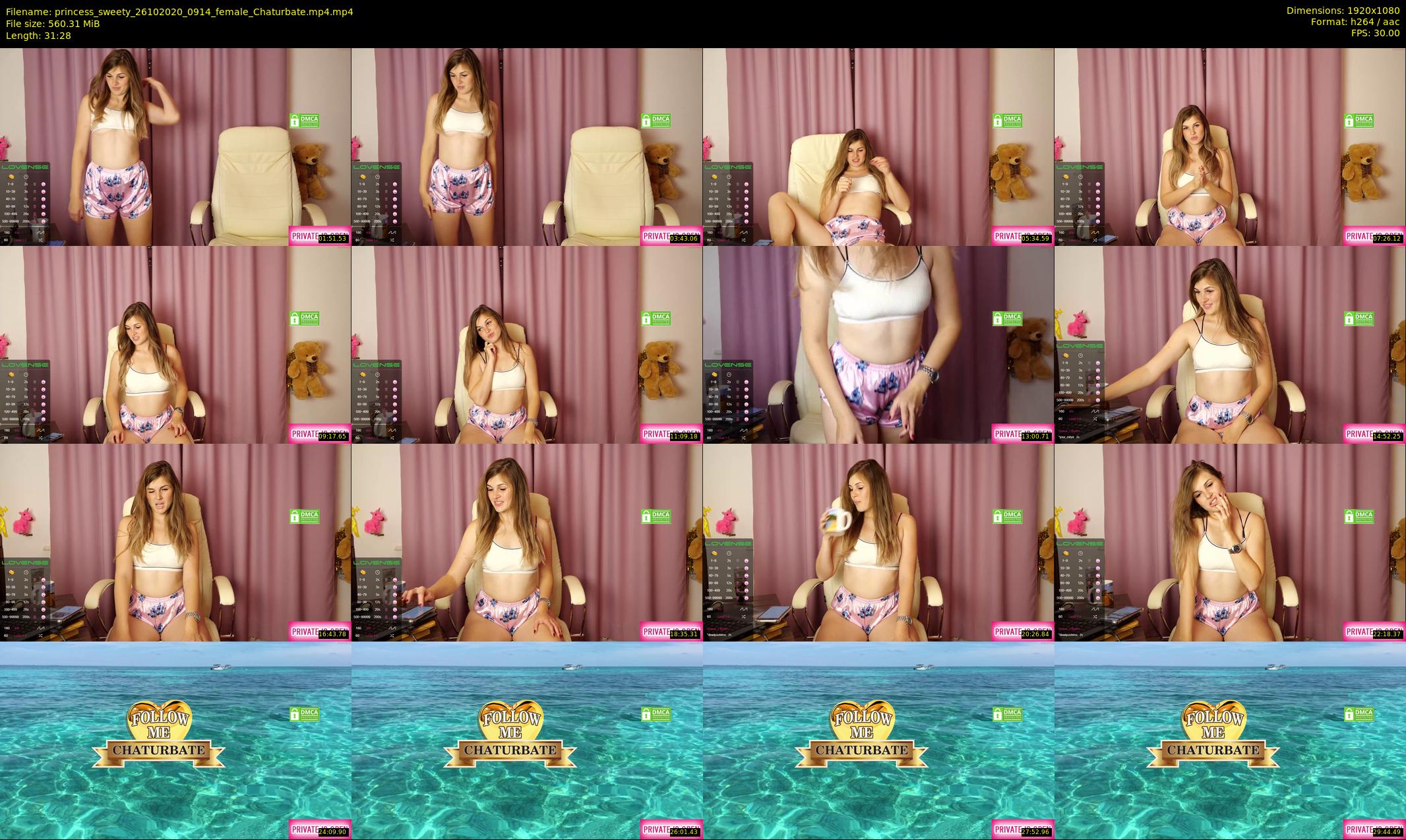princess_sweety — 32 minute Chaturbate couple cam show recording, 1080p, Oct 26, 2020