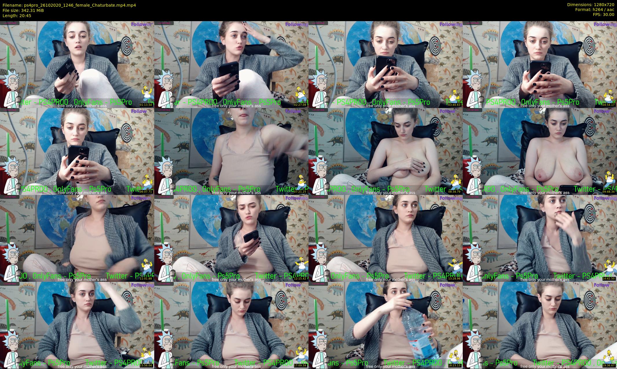 ps4pro — 21 minute Chaturbate female cam show recording, 720p, Oct 26, 2020