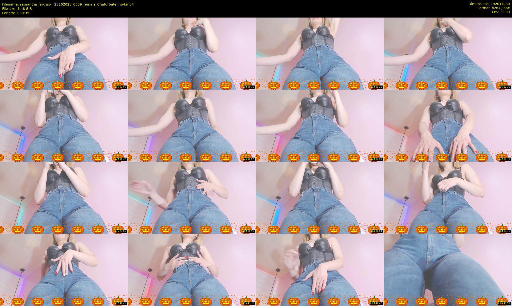 samantha_larusso_ — 69 minute Chaturbate couple cam show recording, 1080p, Oct 26, 2020