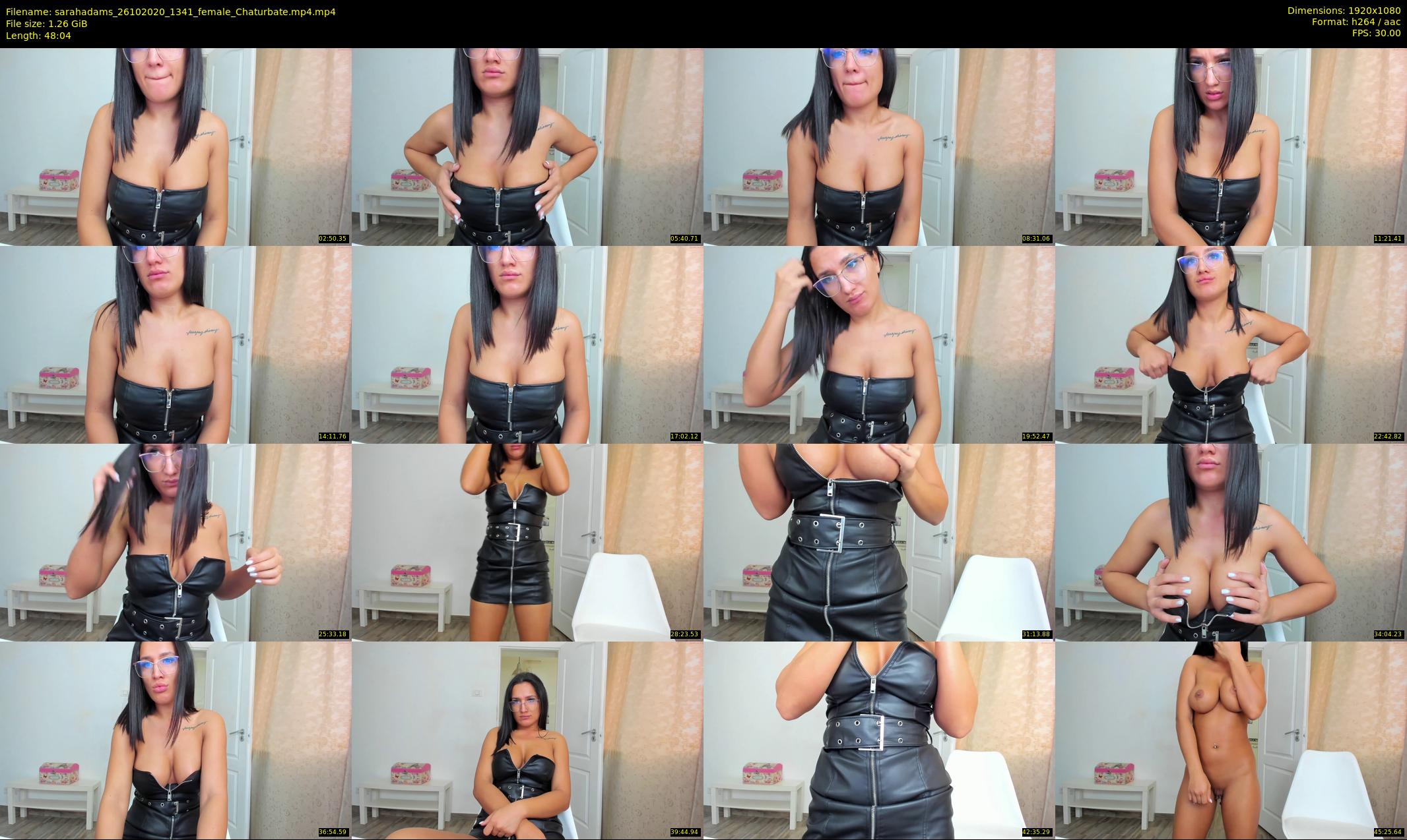 sarahadams — 49 minute Chaturbate female cam show recording, 1080p, Oct 26, 2020