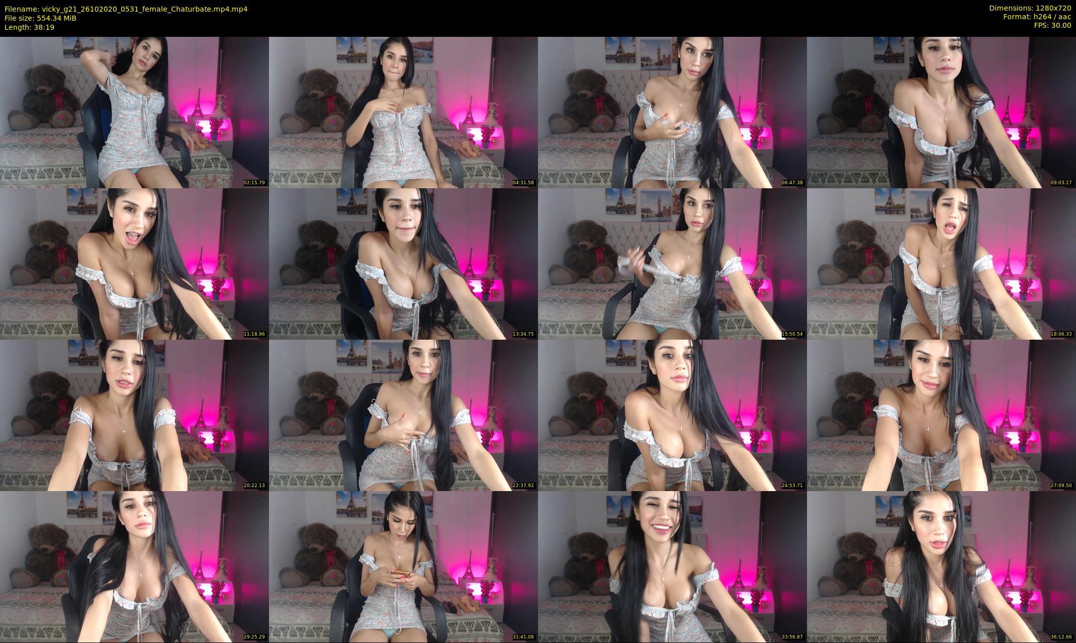 vicky_g21 — 39 minute Chaturbate female cam show recording, 720p, Oct 26, 2020