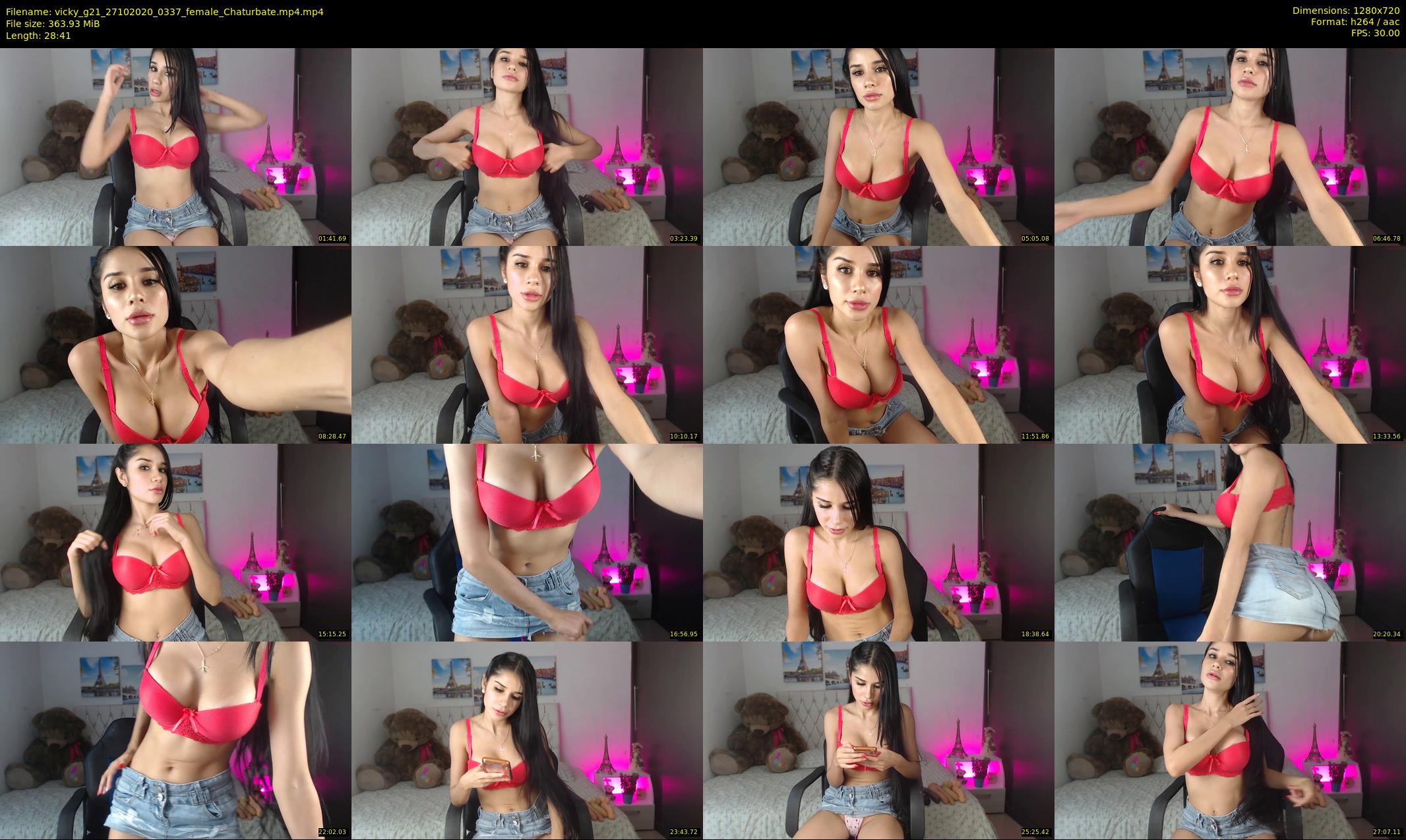 vicky_g21 — 29 minute Chaturbate female cam show recording, 720p, Oct 27, 2020