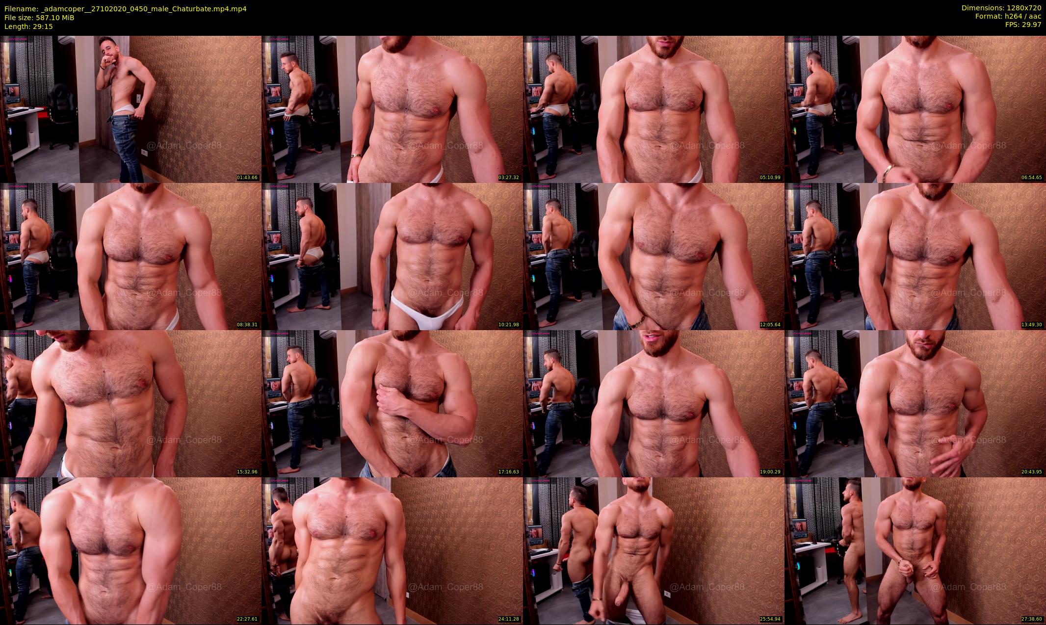 _adamcoper_ — 30 minute Chaturbate male cam show recording, 720p, Oct 27, 2020