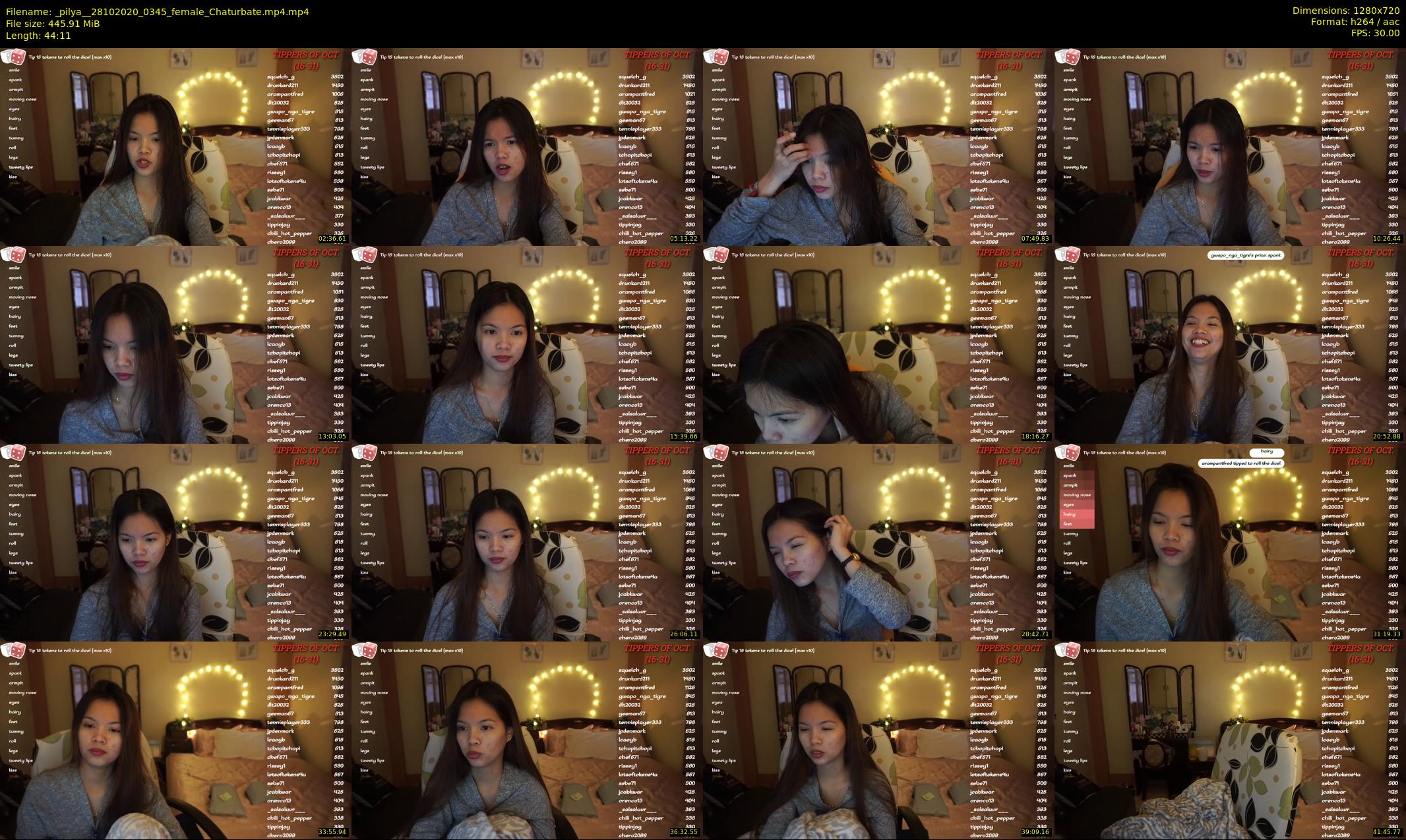 _pilya_ — 45 minute Chaturbate female cam show recording, 720p, Oct 28, 2020