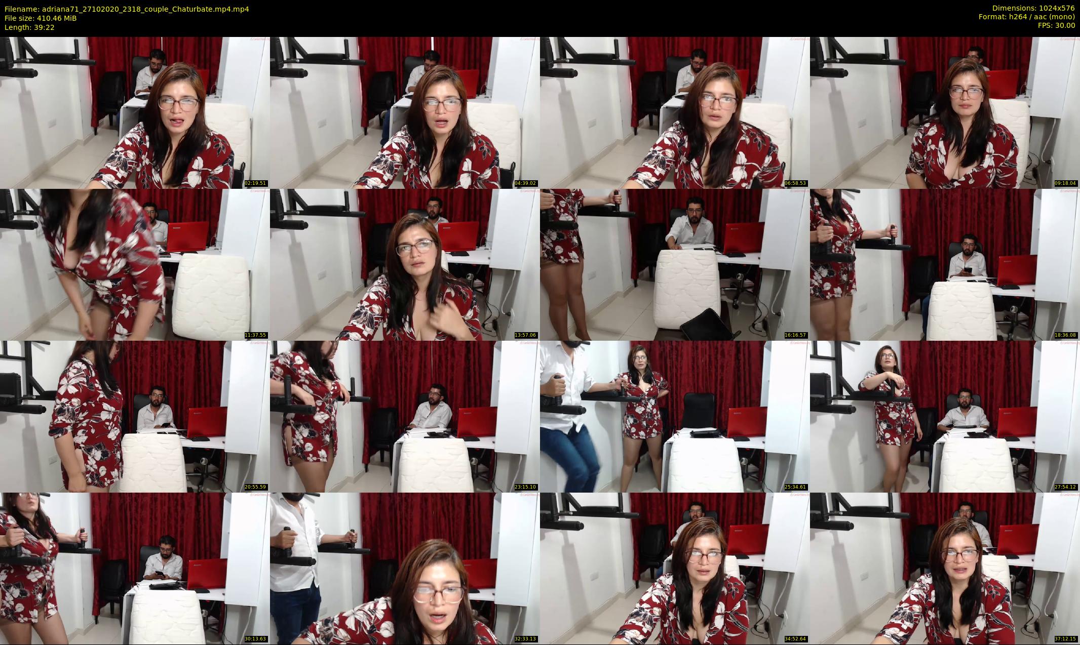 adriana71 — 40 minute Chaturbate couple cam show recording, 480p, Oct 27, 2020