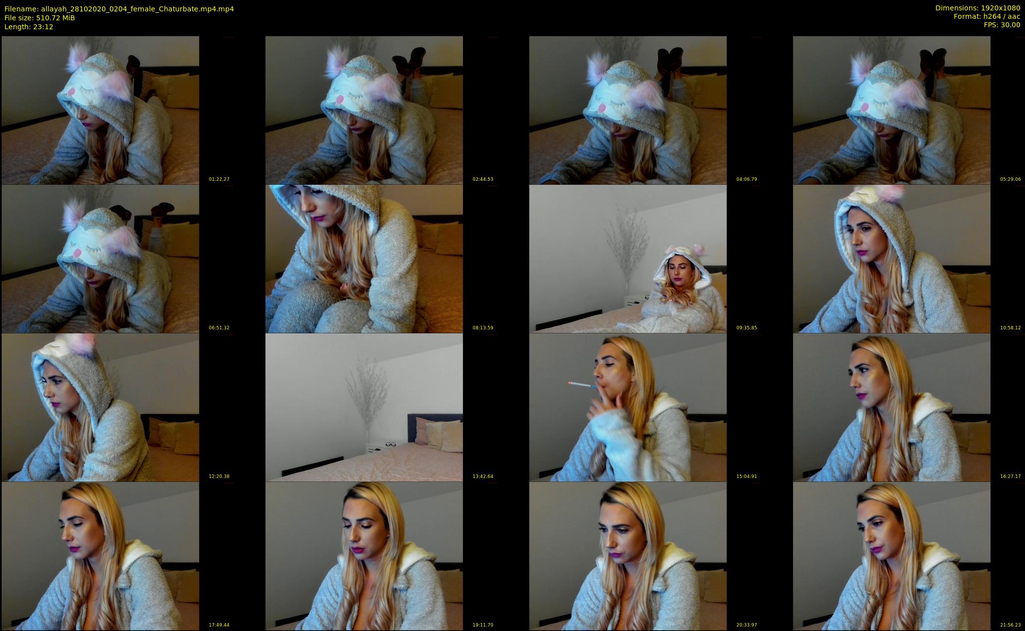 allayah — 24 minute Chaturbate female cam show recording, 1080p, Oct 28, 2020