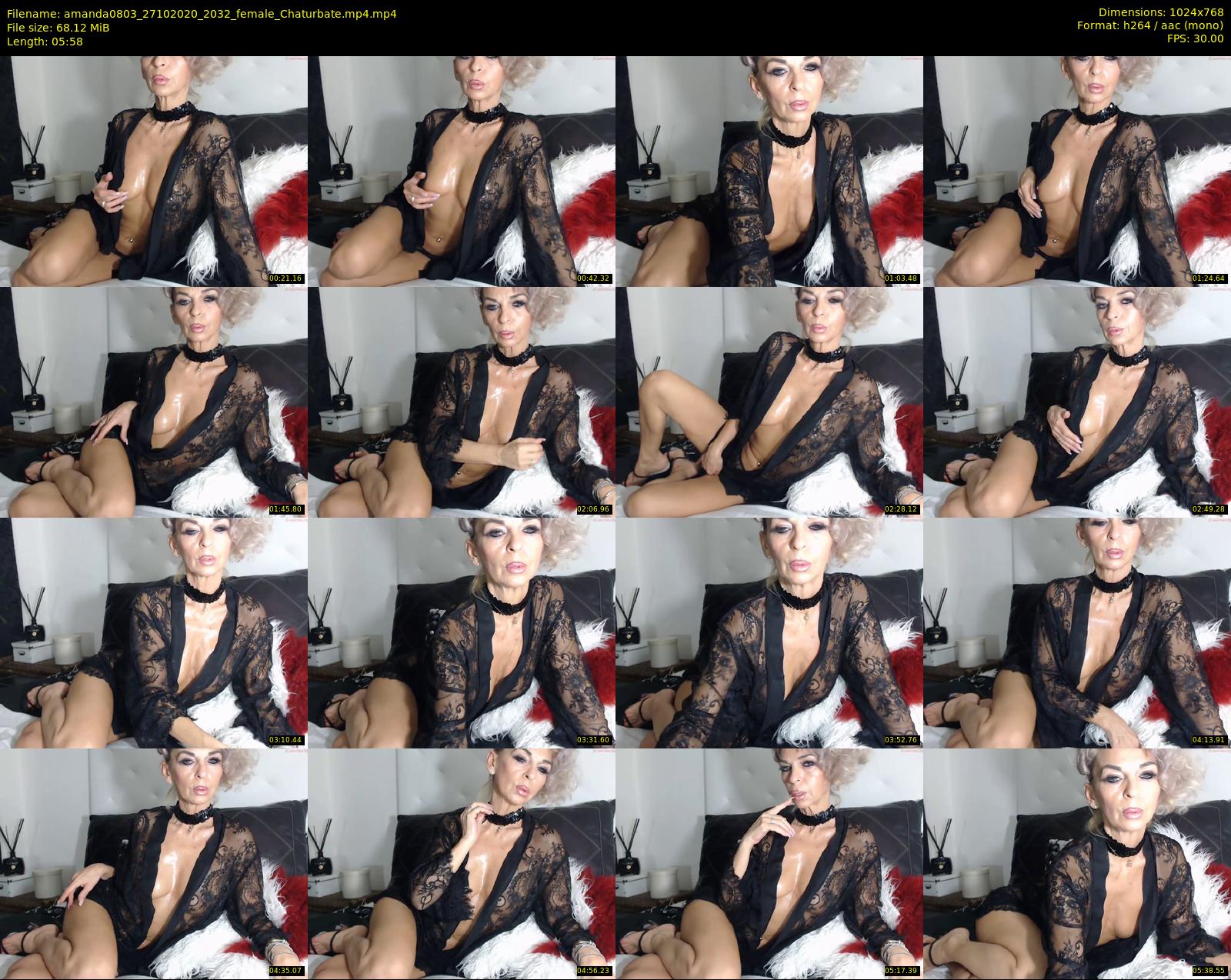 amanda0803 — 6 minute Chaturbate female cam show recording, 720p, Oct 27, 2020