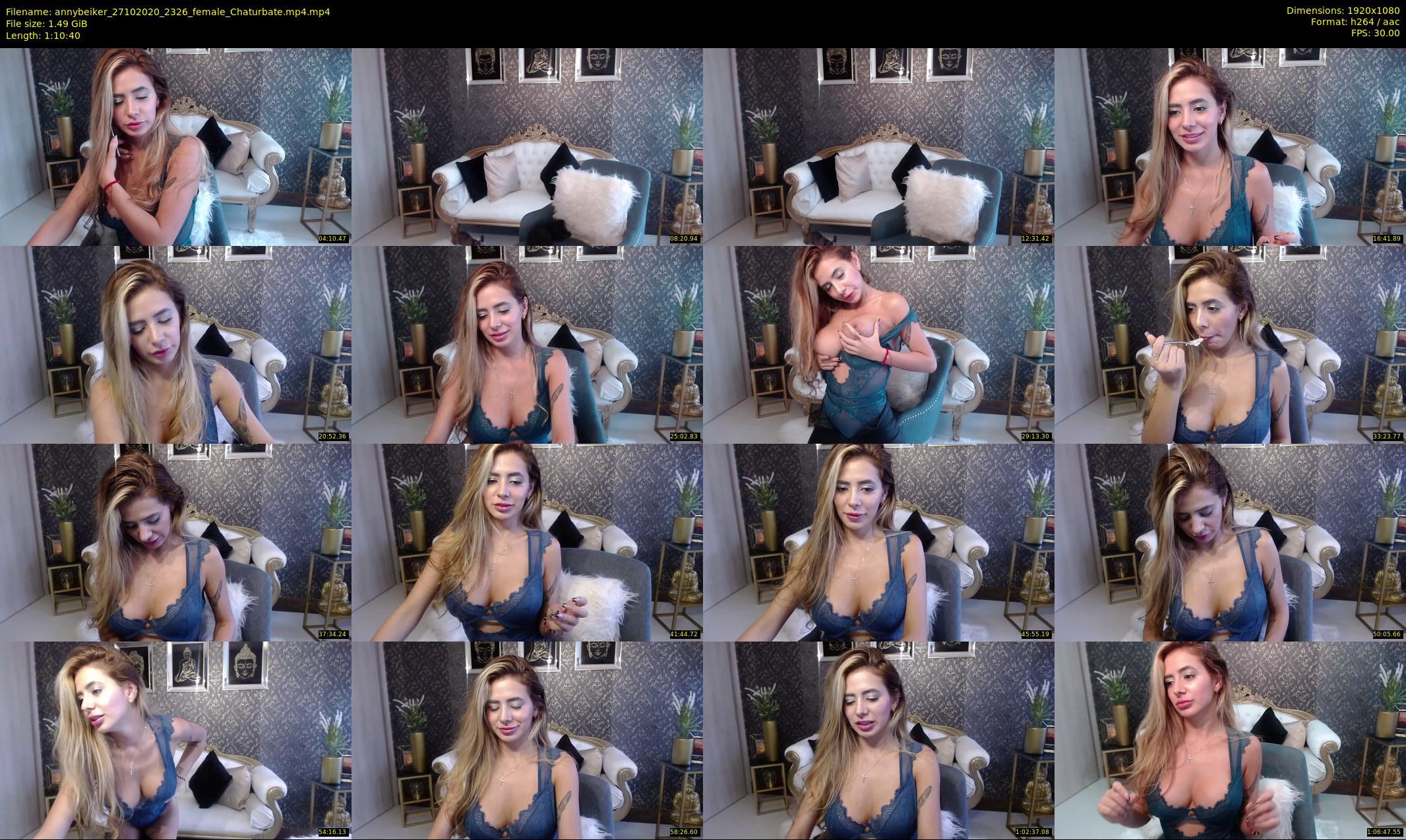 annybeiker — 71 minute Chaturbate female cam show recording, 1080p, Oct 27, 2020