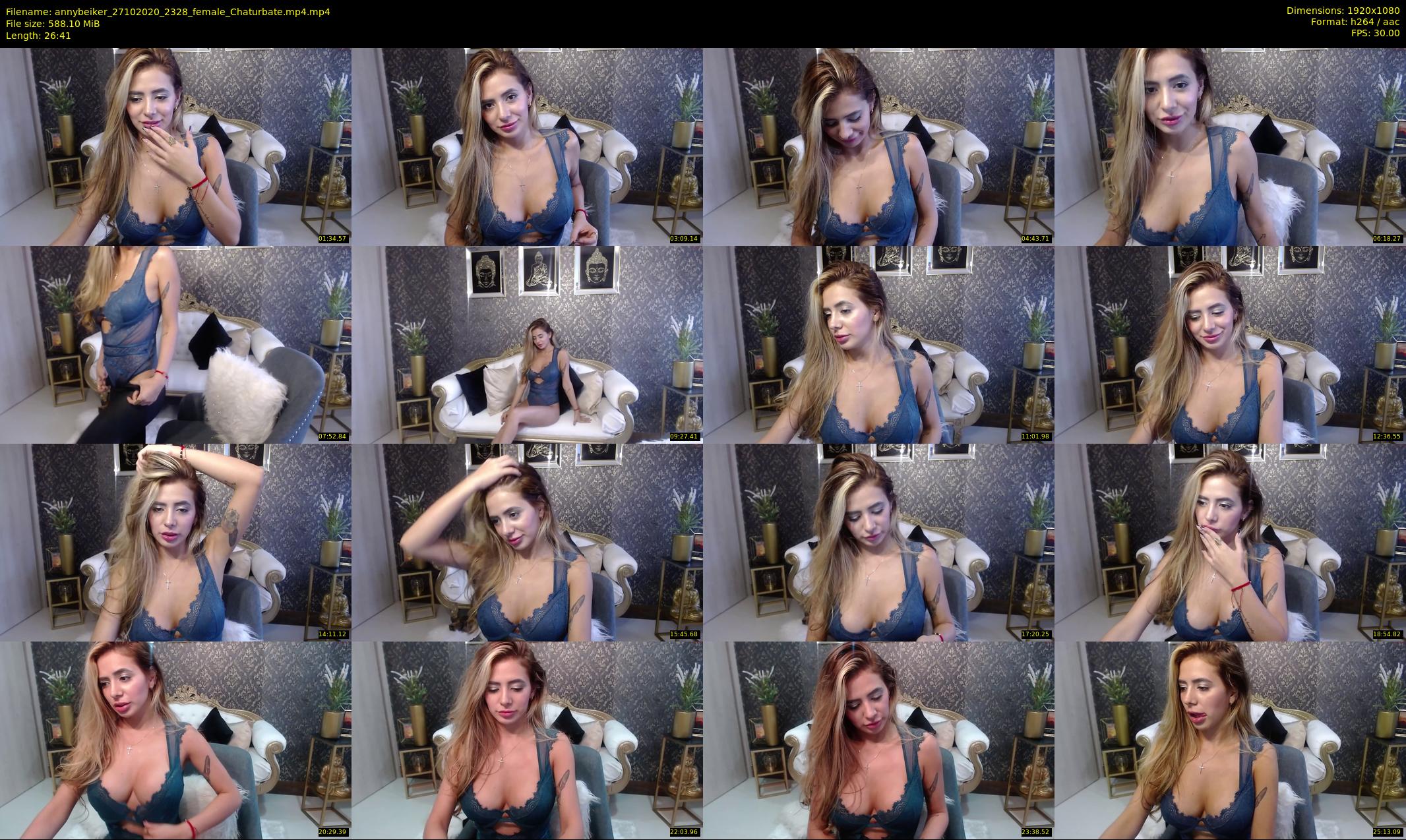 annybeiker — 27 minute Chaturbate female cam show recording, 1080p, Oct 27, 2020