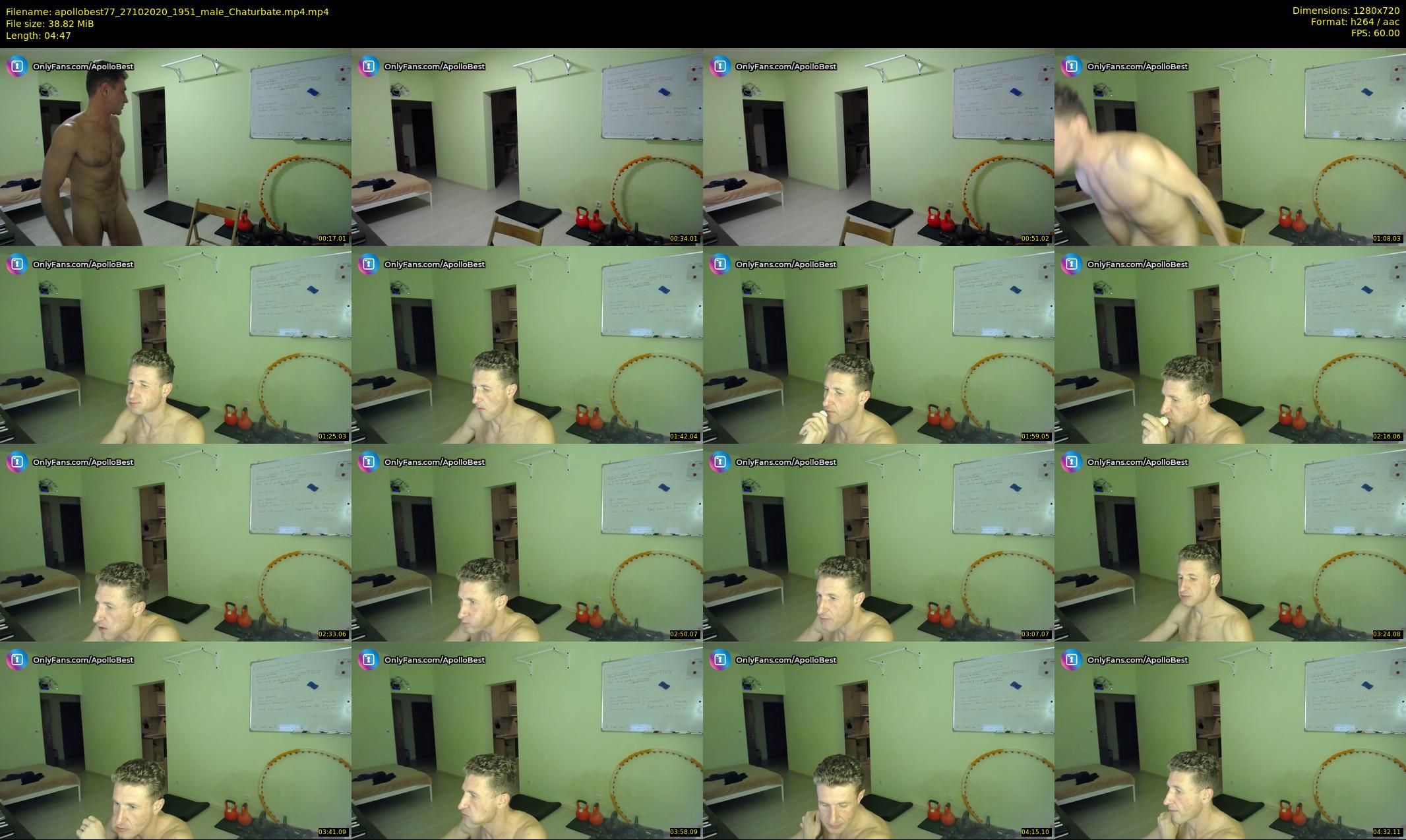apollobest77 — 5 minute Chaturbate male cam show recording, 720p, Oct 27, 2020