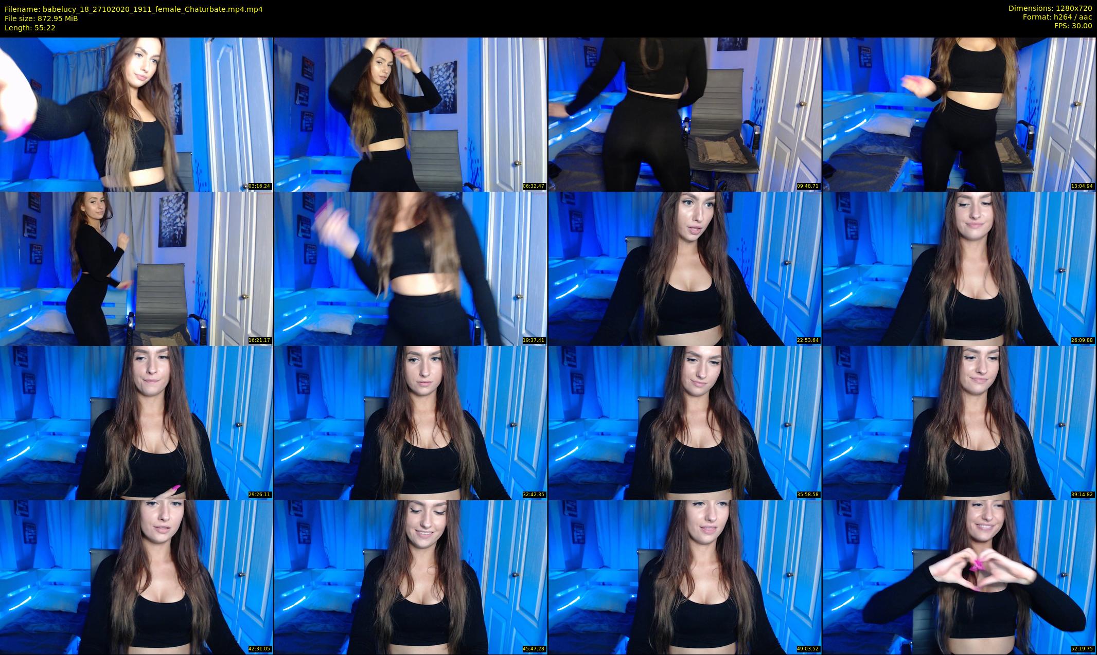 babelucy_18 — 56 minute Chaturbate female cam show recording, 720p, Oct 27, 2020