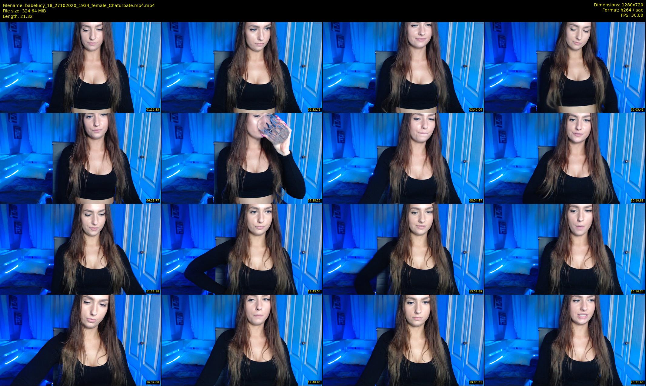 babelucy_18 — 22 minute Chaturbate female cam show recording, 720p, Oct 27, 2020