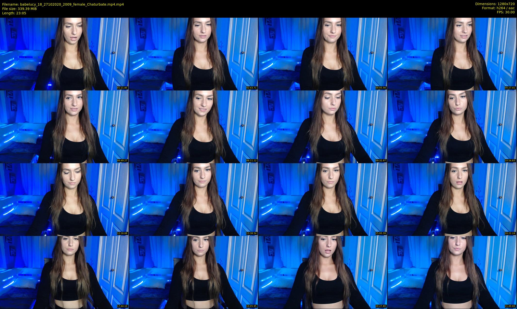 babelucy_18 — 24 minute Chaturbate female cam show recording, 720p, Oct 27, 2020