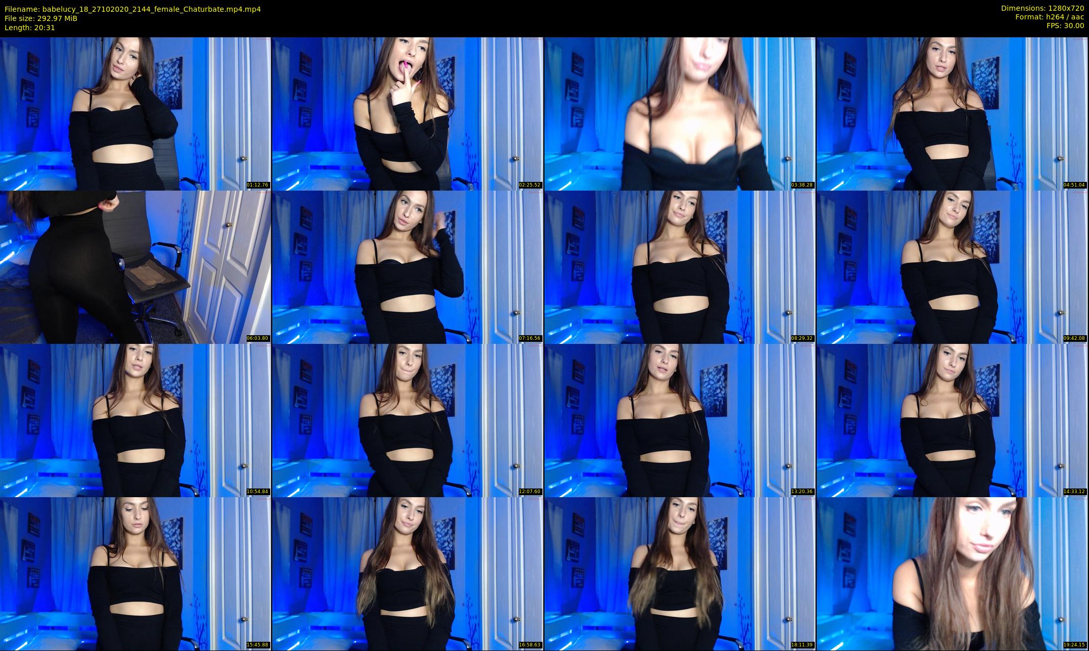 babelucy_18 — 21 minute Chaturbate female cam show recording, 720p, Oct 27, 2020