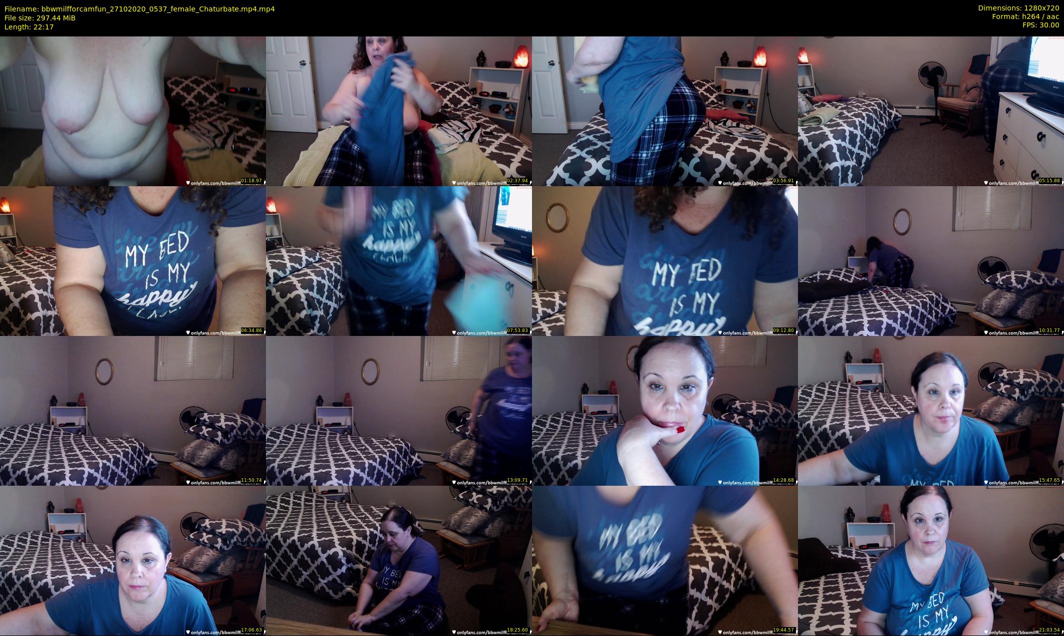 bbwmilfforcamfun — 23 minute Chaturbate female cam show recording, 720p, Oct 27, 2020