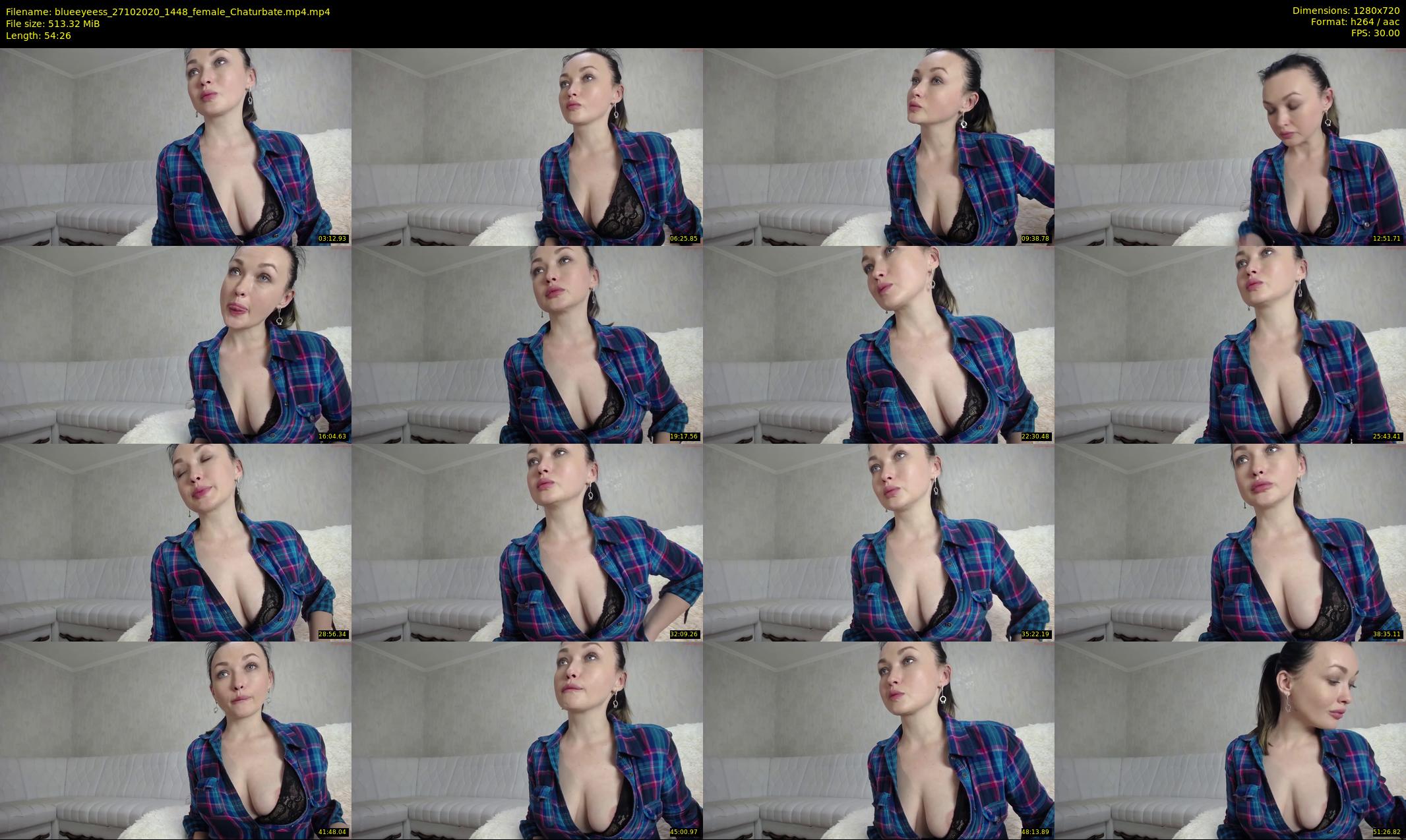 blueeyeess — 55 minute Chaturbate female cam show recording, 720p, Oct 27, 2020
