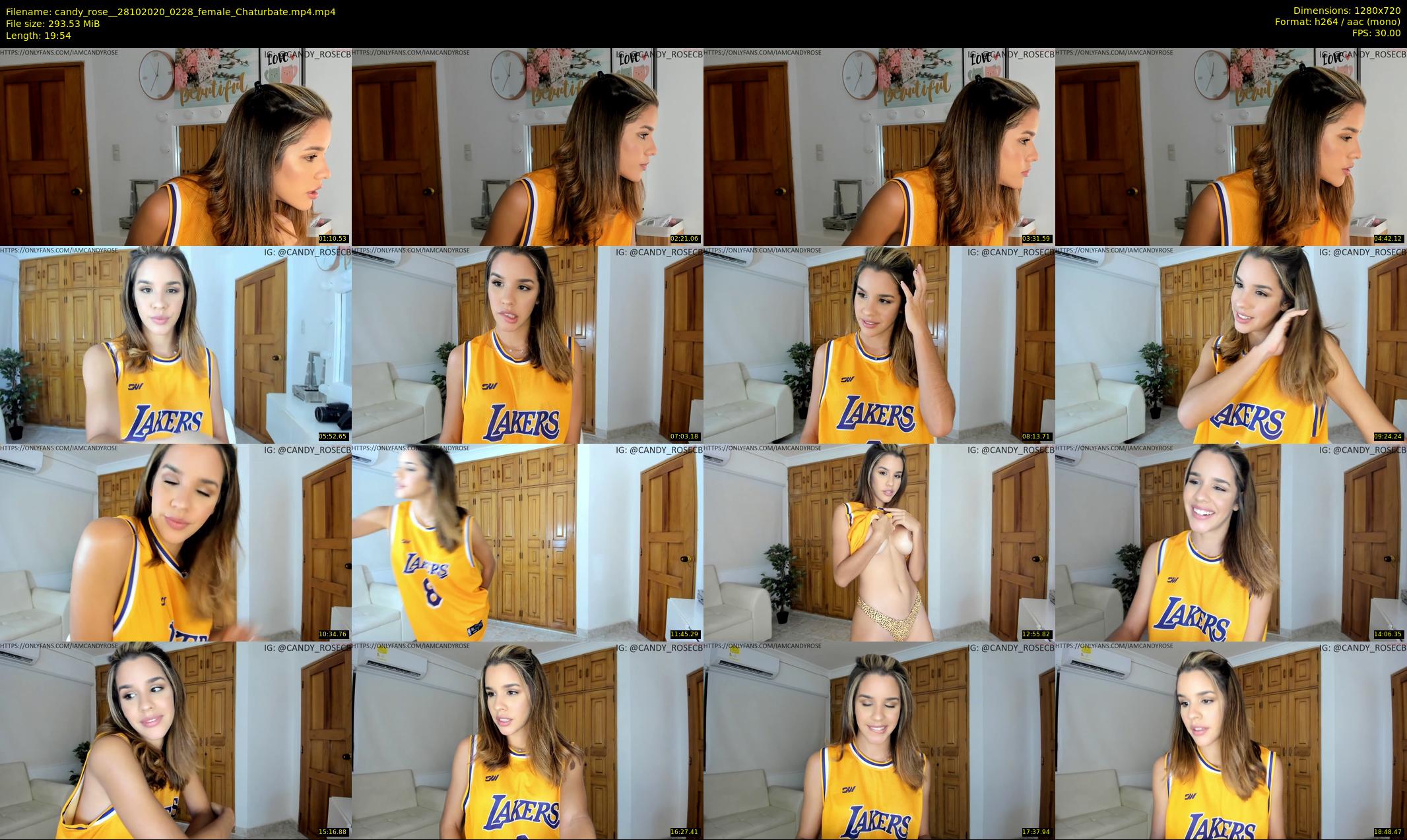 candy_rose_ — 20 minute Chaturbate female cam show recording, 720p, Oct 28, 2020